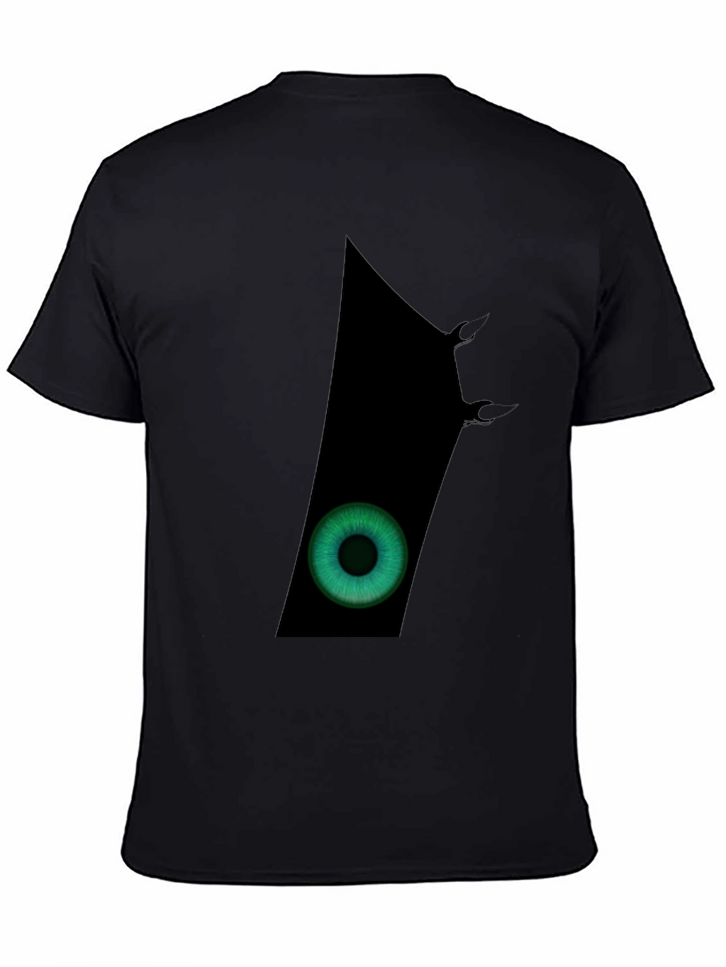 Eye See You - Graphic Print Black T-Shirt