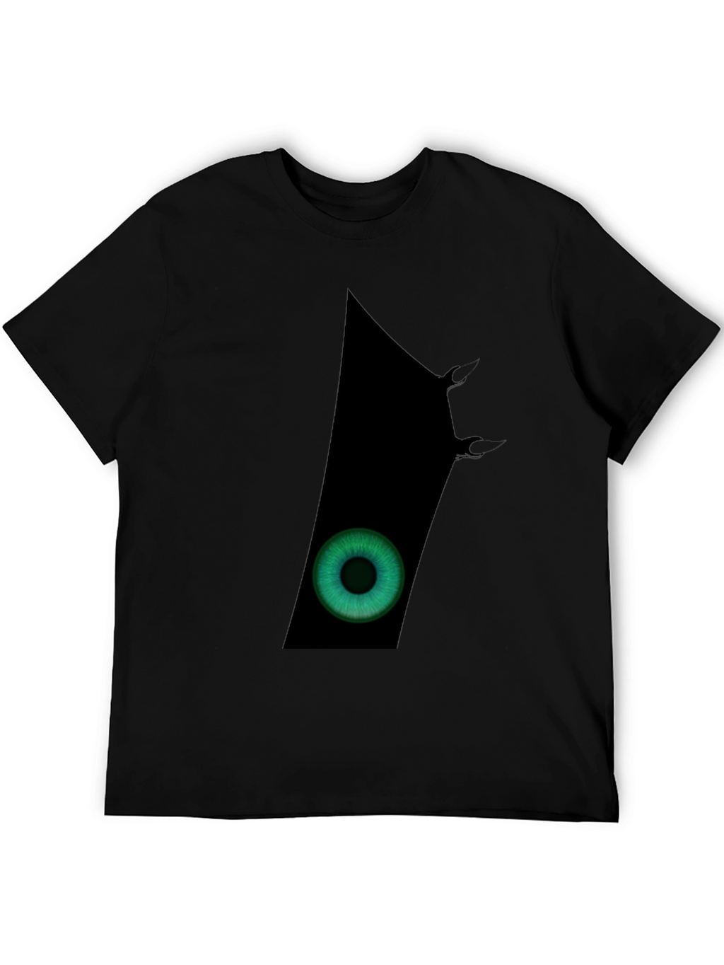 Eye See You - Graphic Print Black T-Shirt