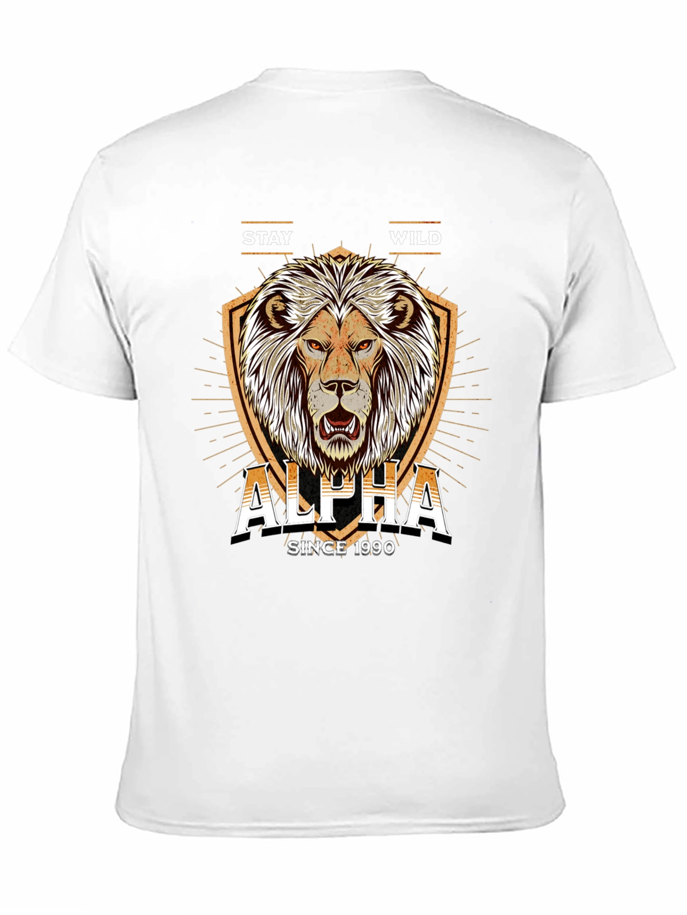 Alpha Lion Graphic Tee - Stay Wild Since 1990