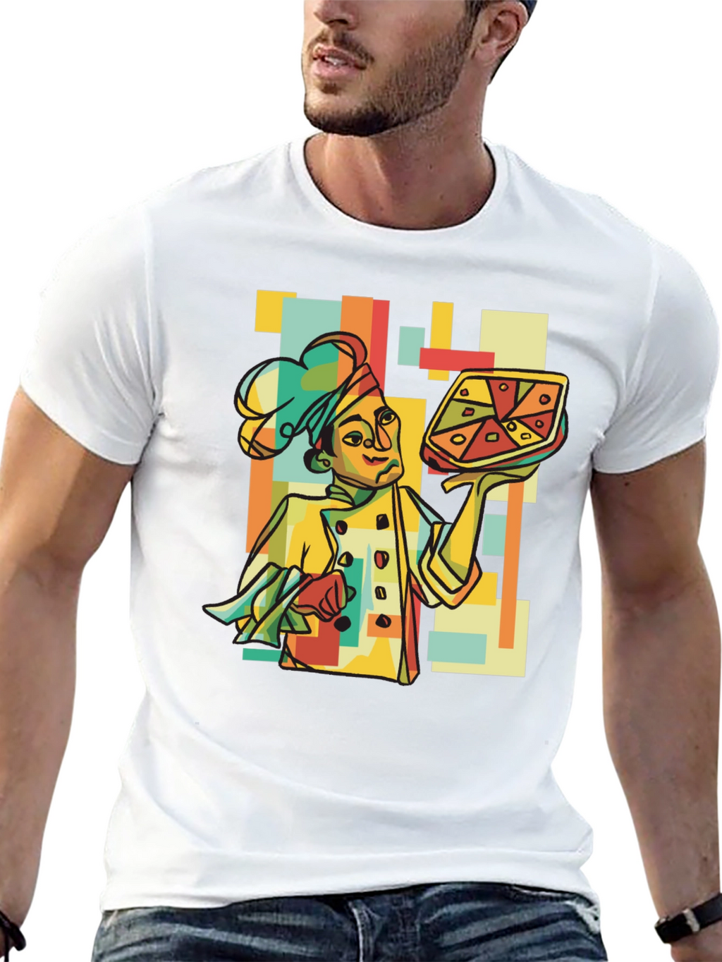 Chef Pizza T-Shirt - Foodie Tee