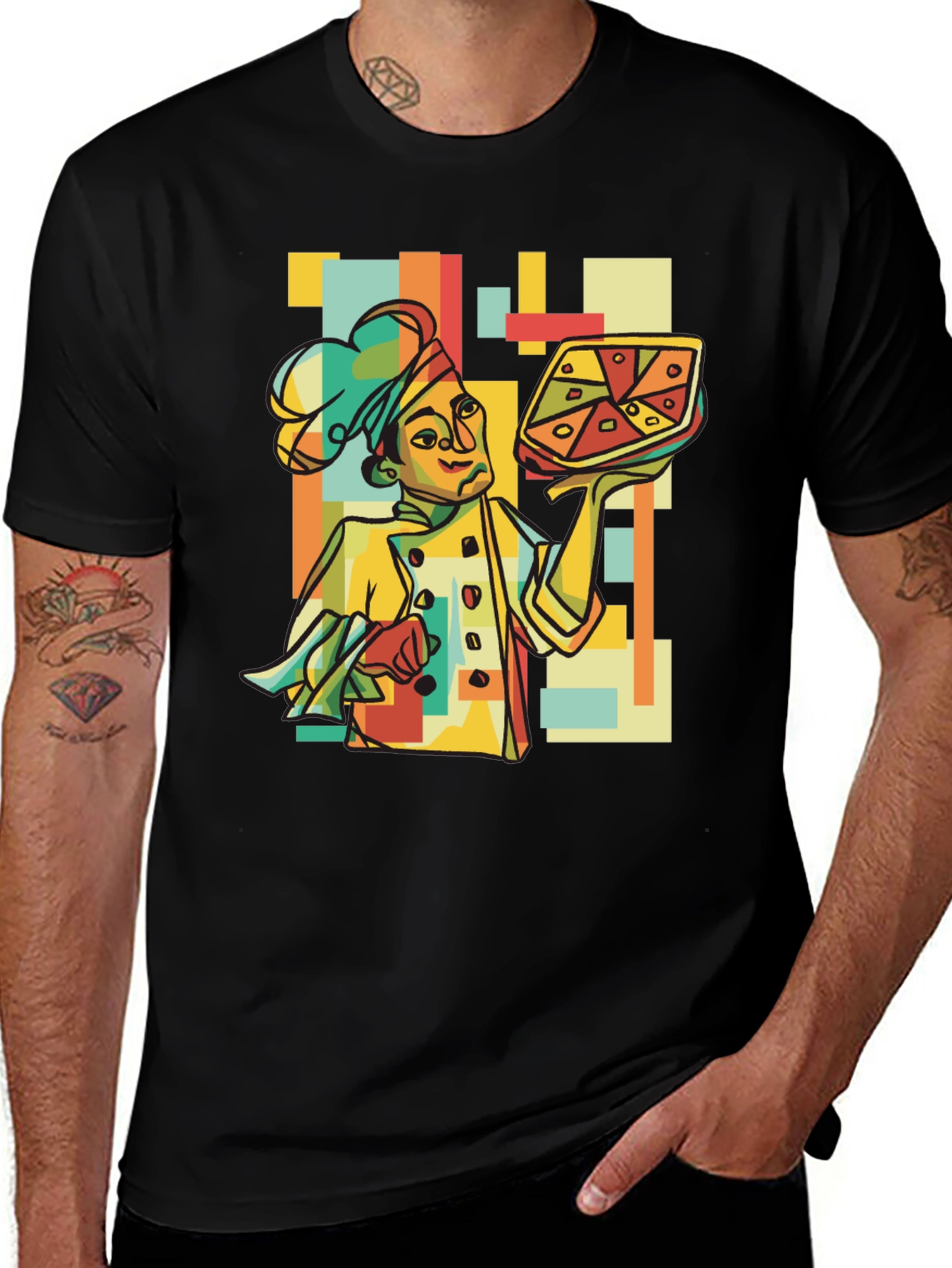 Chef Pizza T-Shirt - Foodie Tee