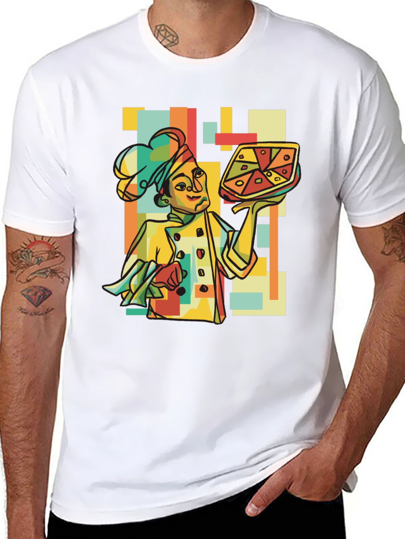 Chef Pizza T-Shirt - Foodie Tee