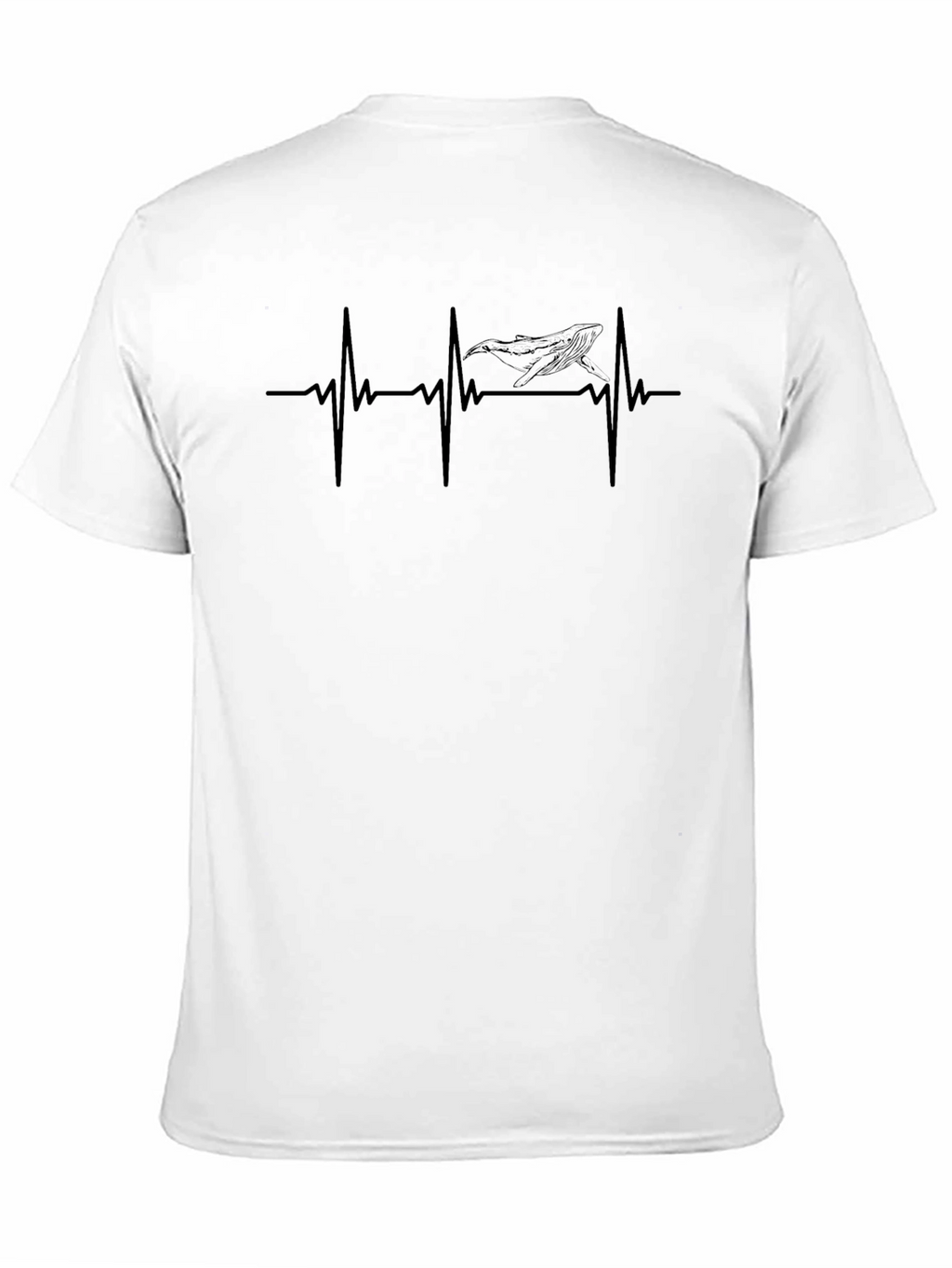 Heartbeat Whale Graphic T-Shirt