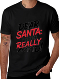 Dear Santa Funny Christmas Graphic Tee