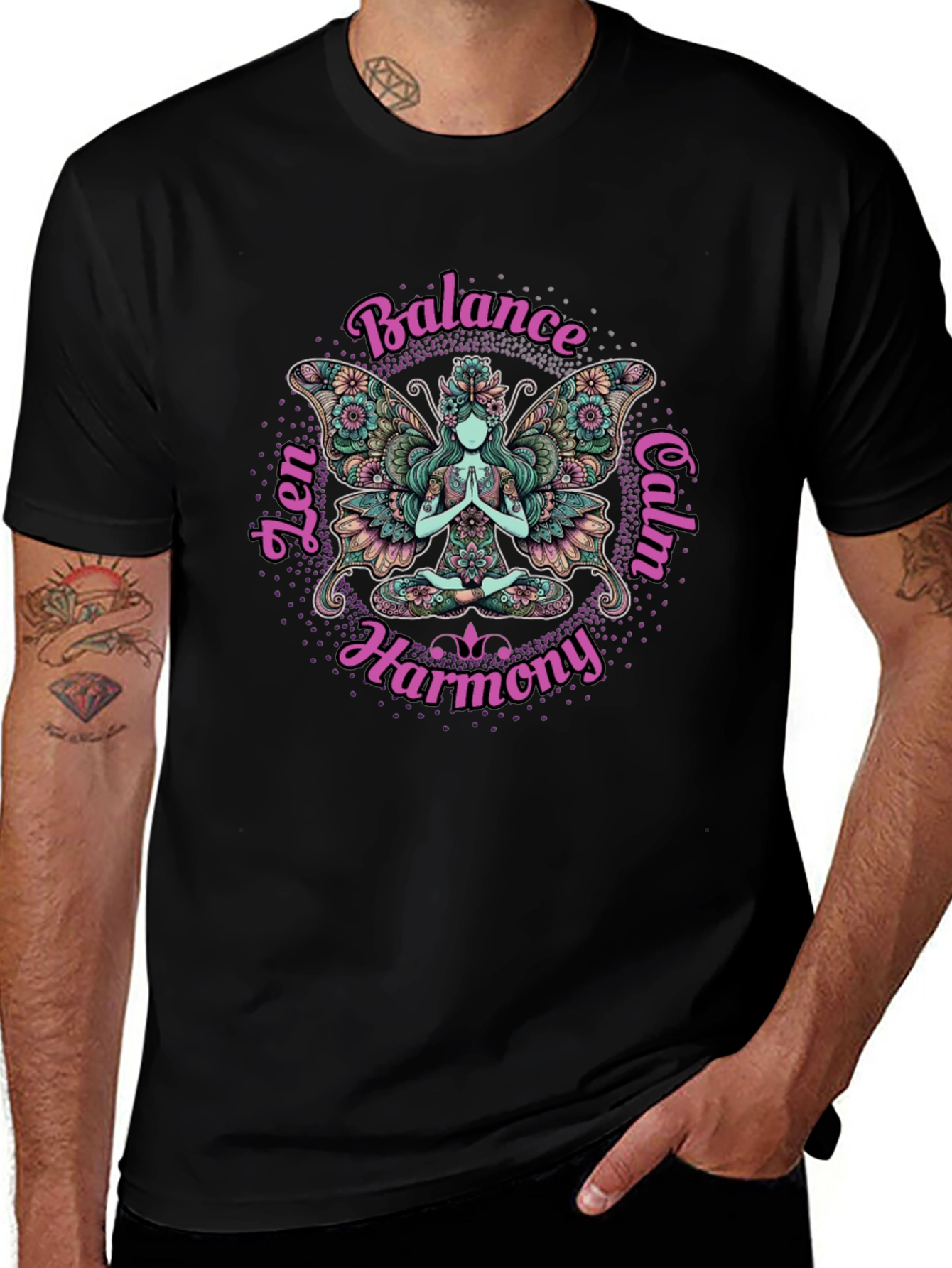 Zen Fairy Balance Graphic T-Shirt