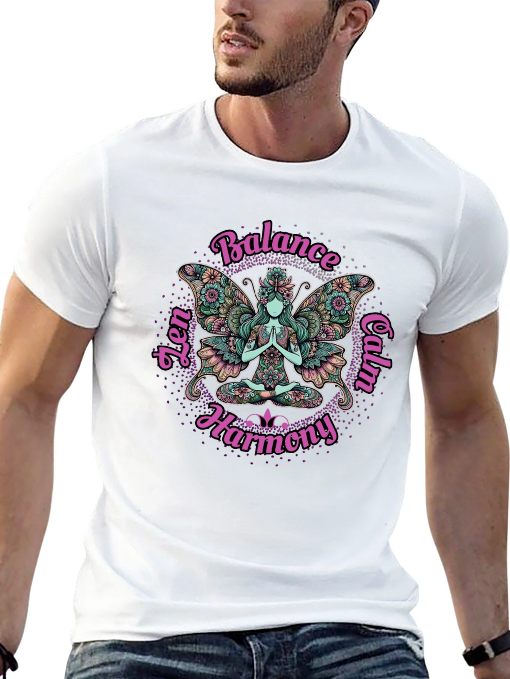 Zen Fairy Balance Graphic T-Shirt