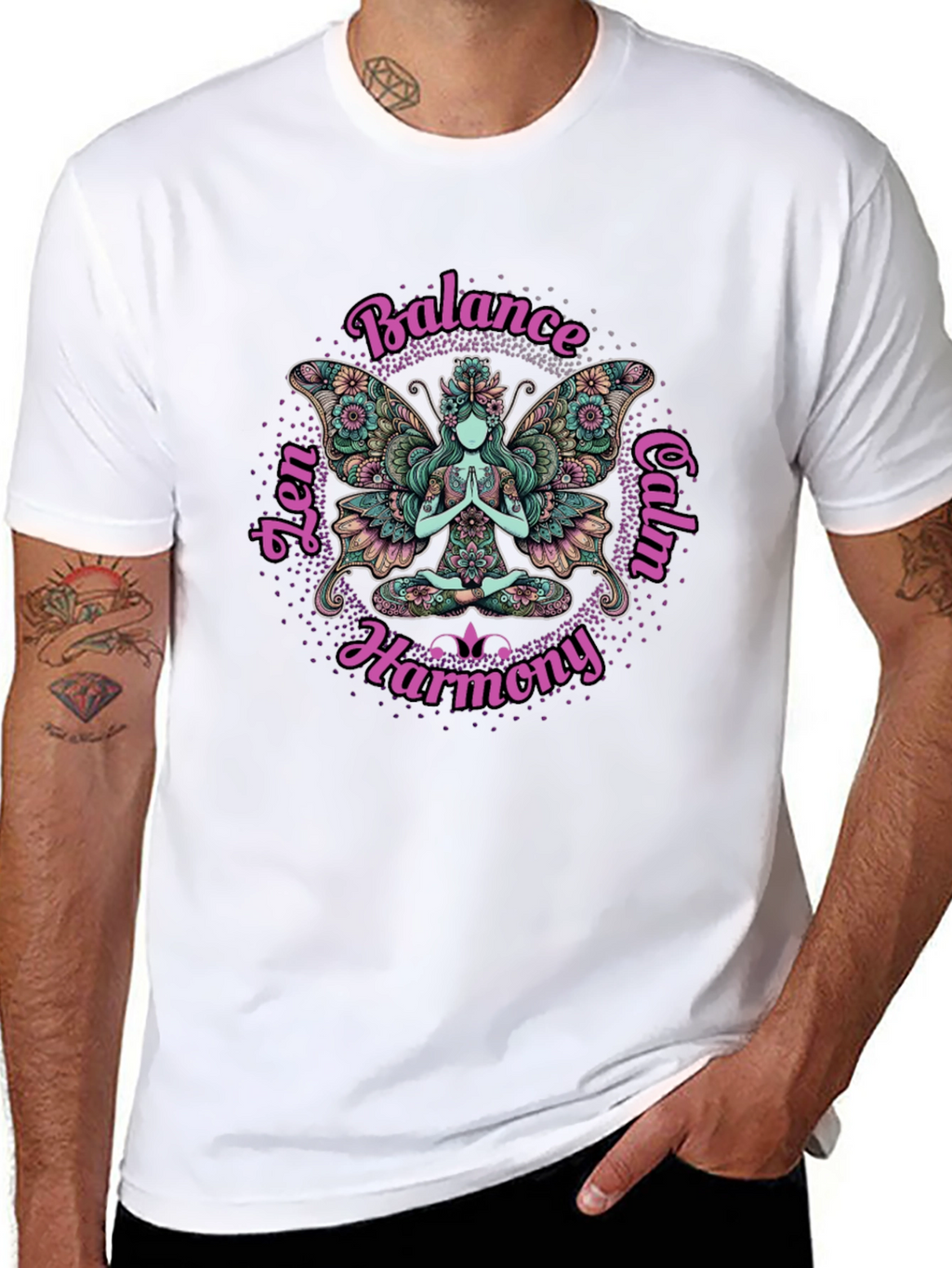 Zen Fairy Balance Graphic T-Shirt