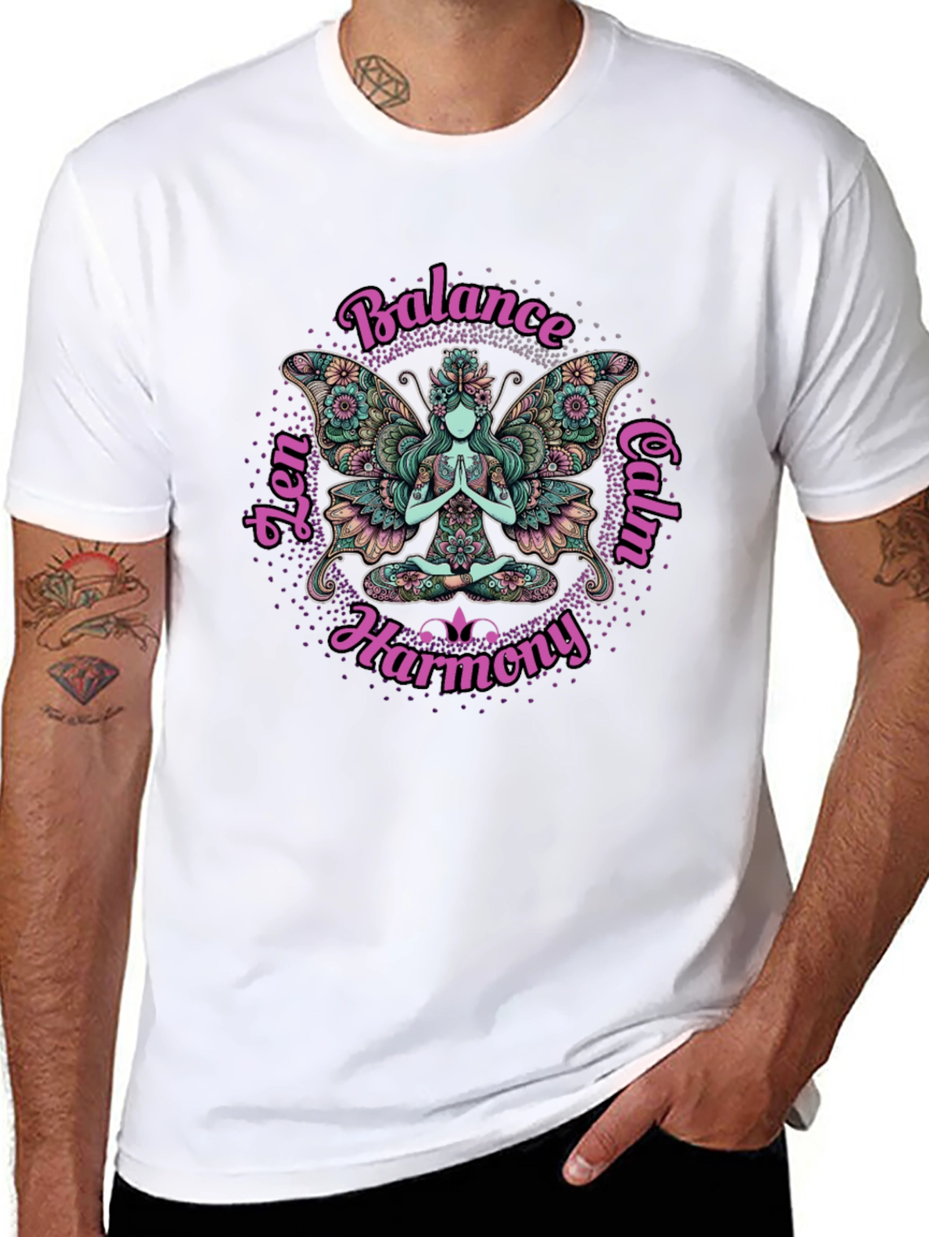 Zen Fairy Balance Graphic T-Shirt