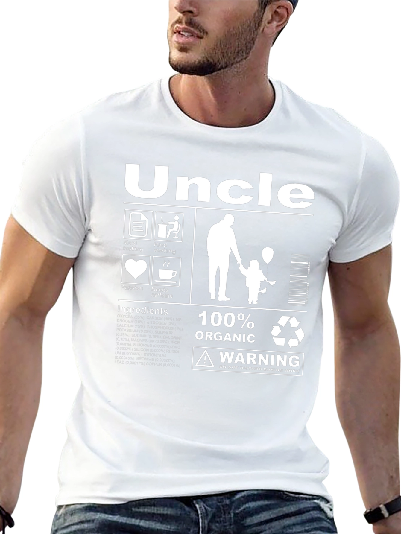Uncle Organic T-Shirt - Funny Novelty Gift