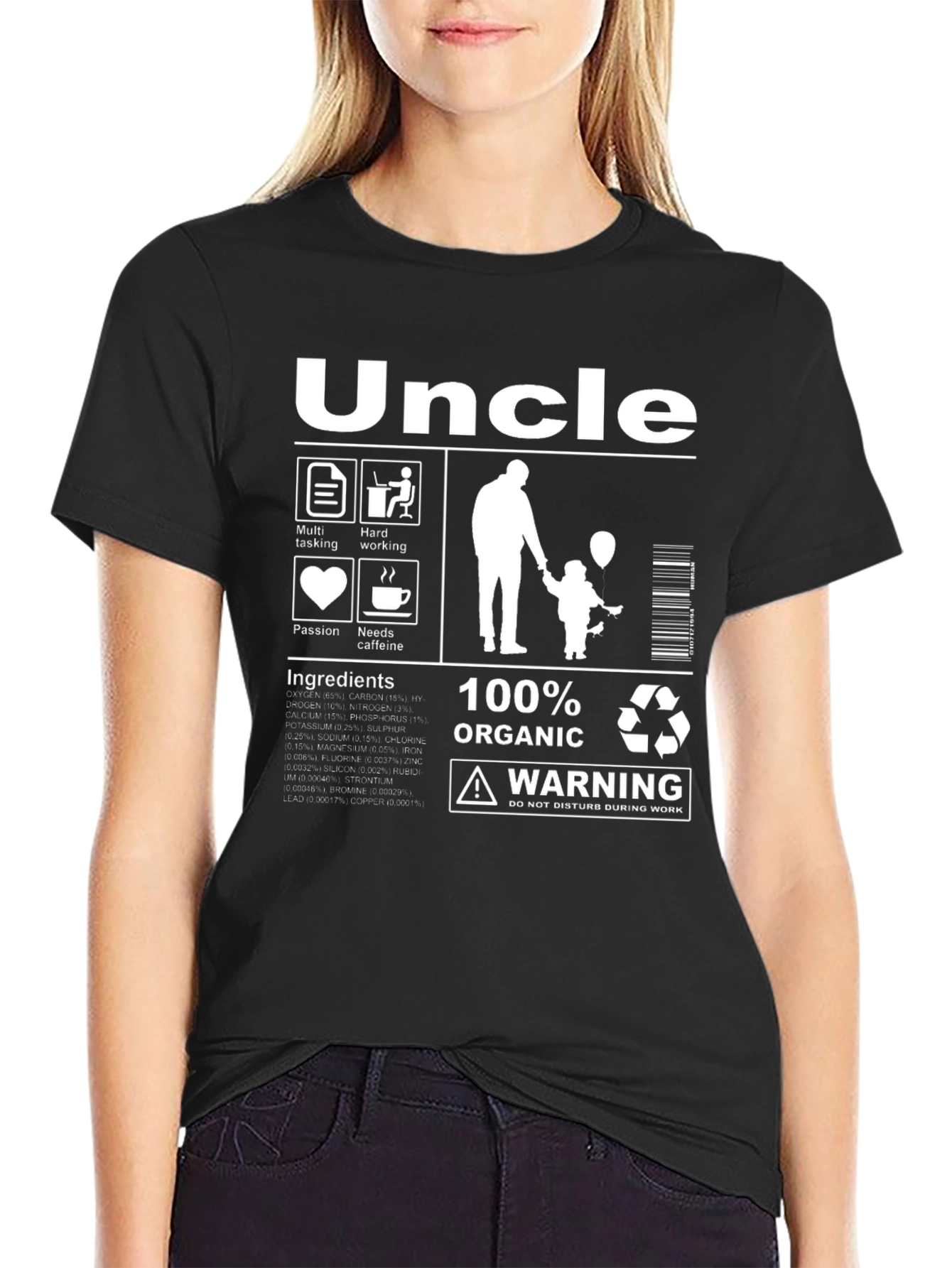 Uncle Organic T-Shirt - Funny Novelty Gift