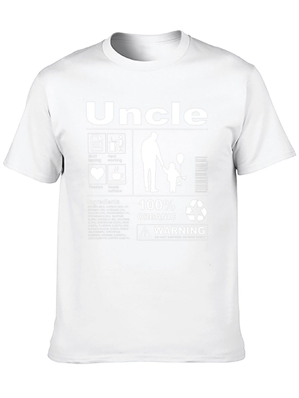 Uncle Organic T-Shirt - Funny Novelty Gift