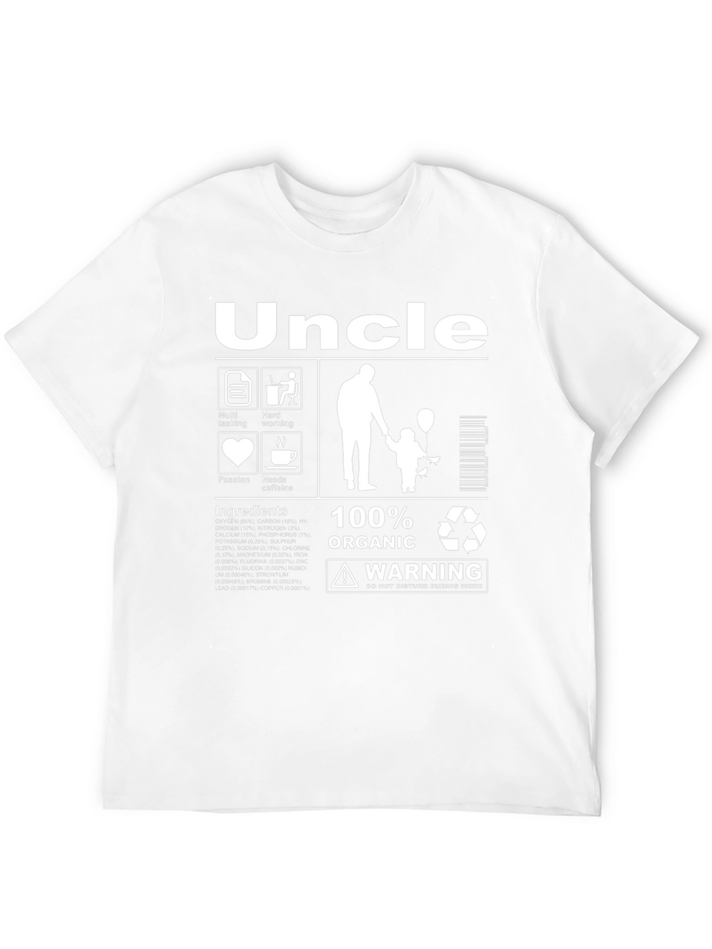 Uncle Organic T-Shirt - Funny Novelty Gift