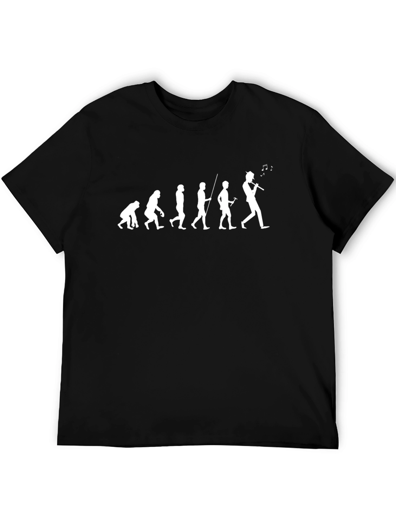 Evolution of Music T-Shirt - Black
