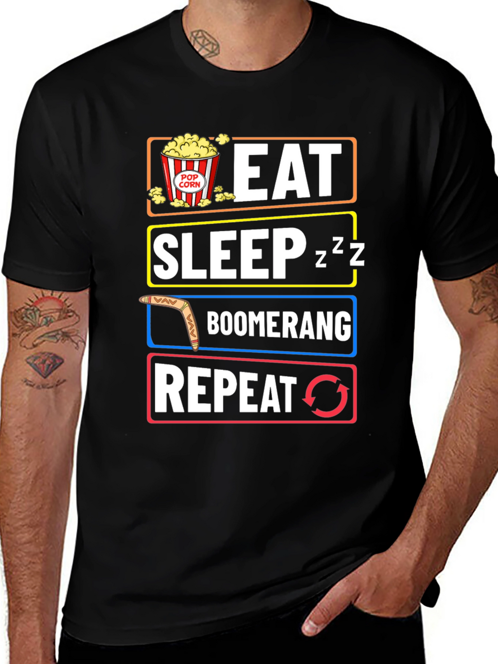 Eat Sleep Boomerang Repeat T-Shirt