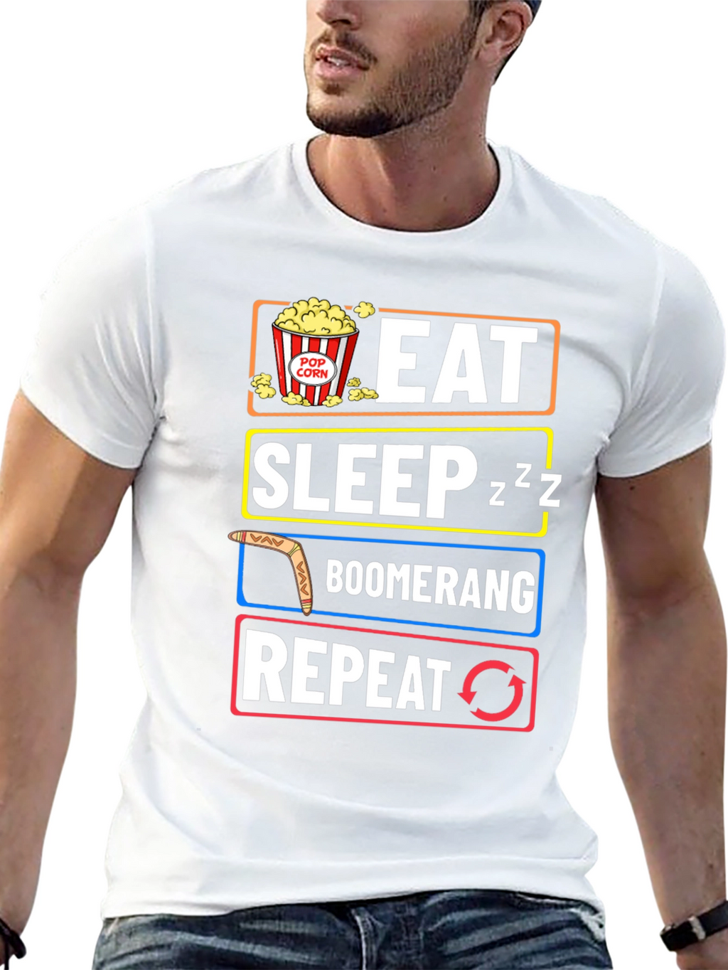 Eat Sleep Boomerang Repeat T-Shirt