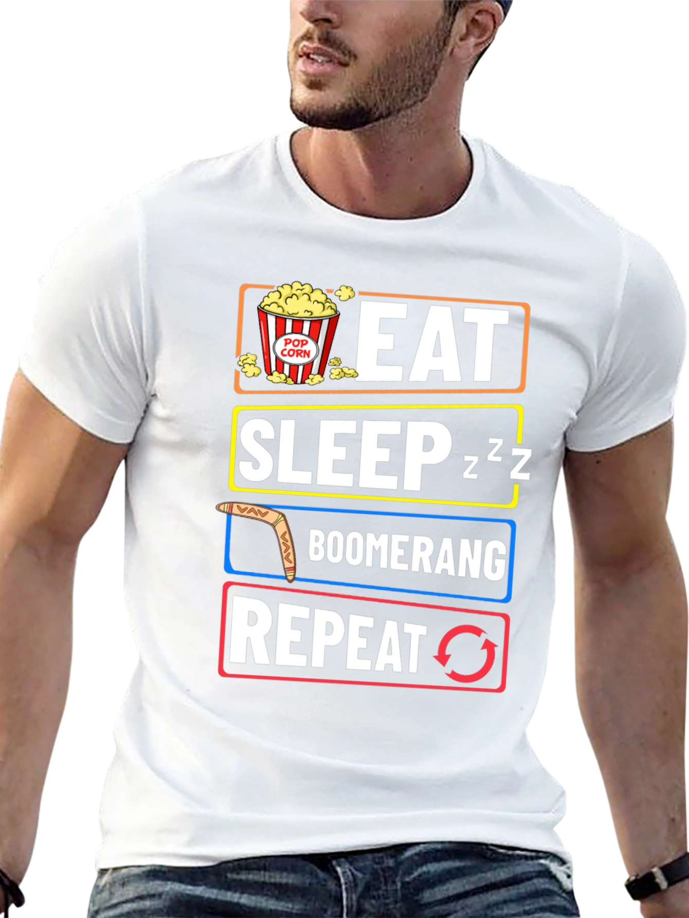 Eat Sleep Boomerang Repeat T-Shirt