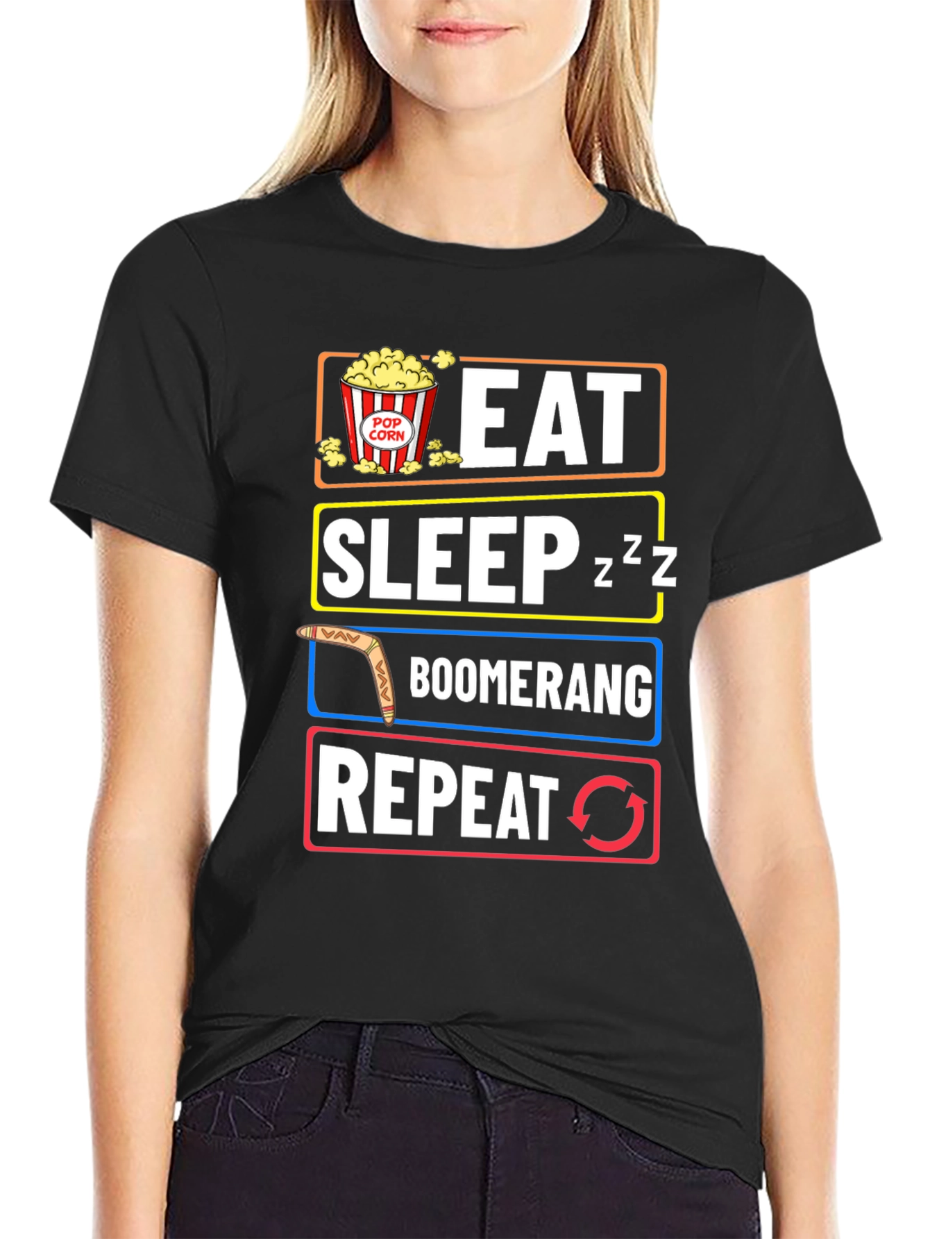 Eat Sleep Boomerang Repeat T-Shirt