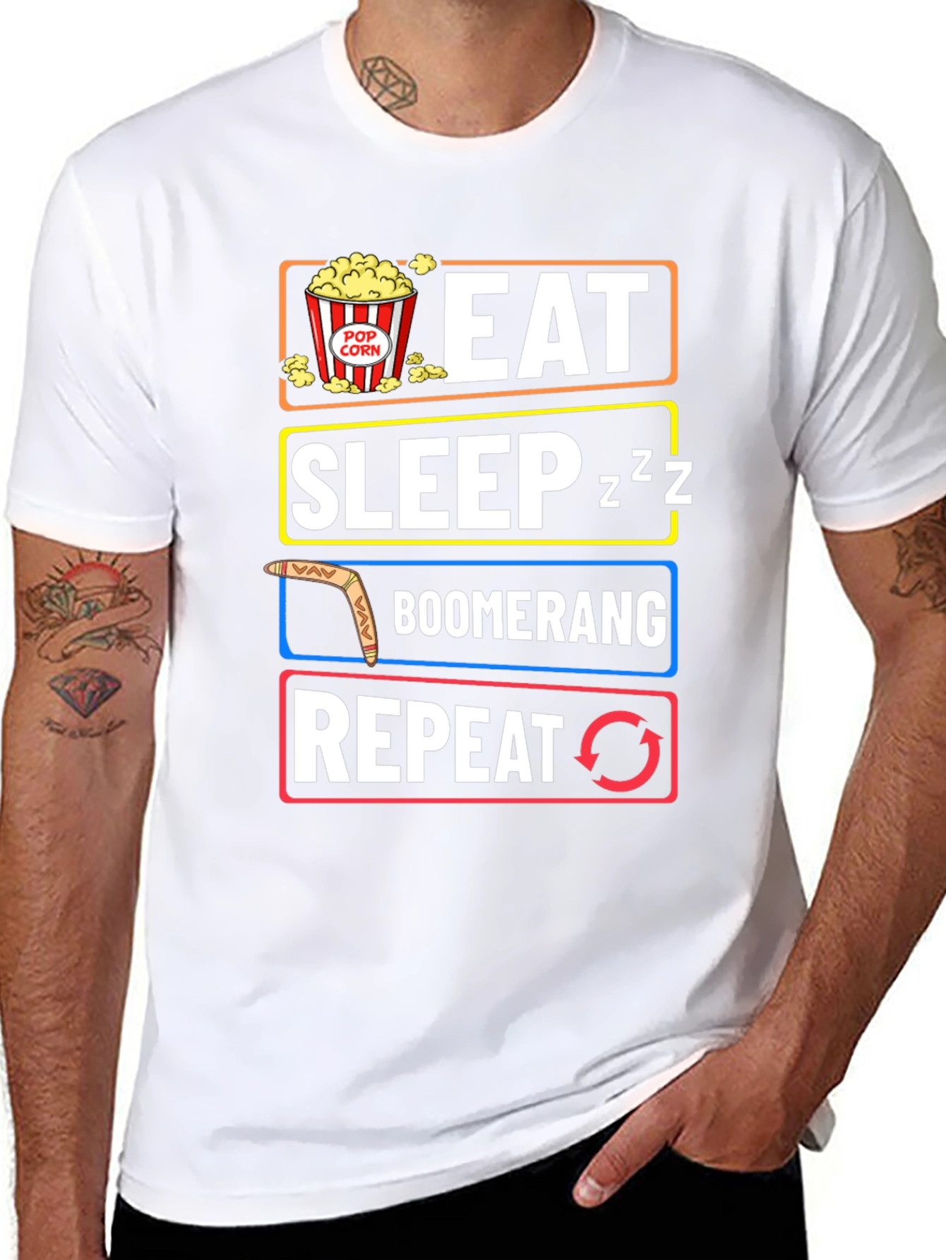 Eat Sleep Boomerang Repeat T-Shirt
