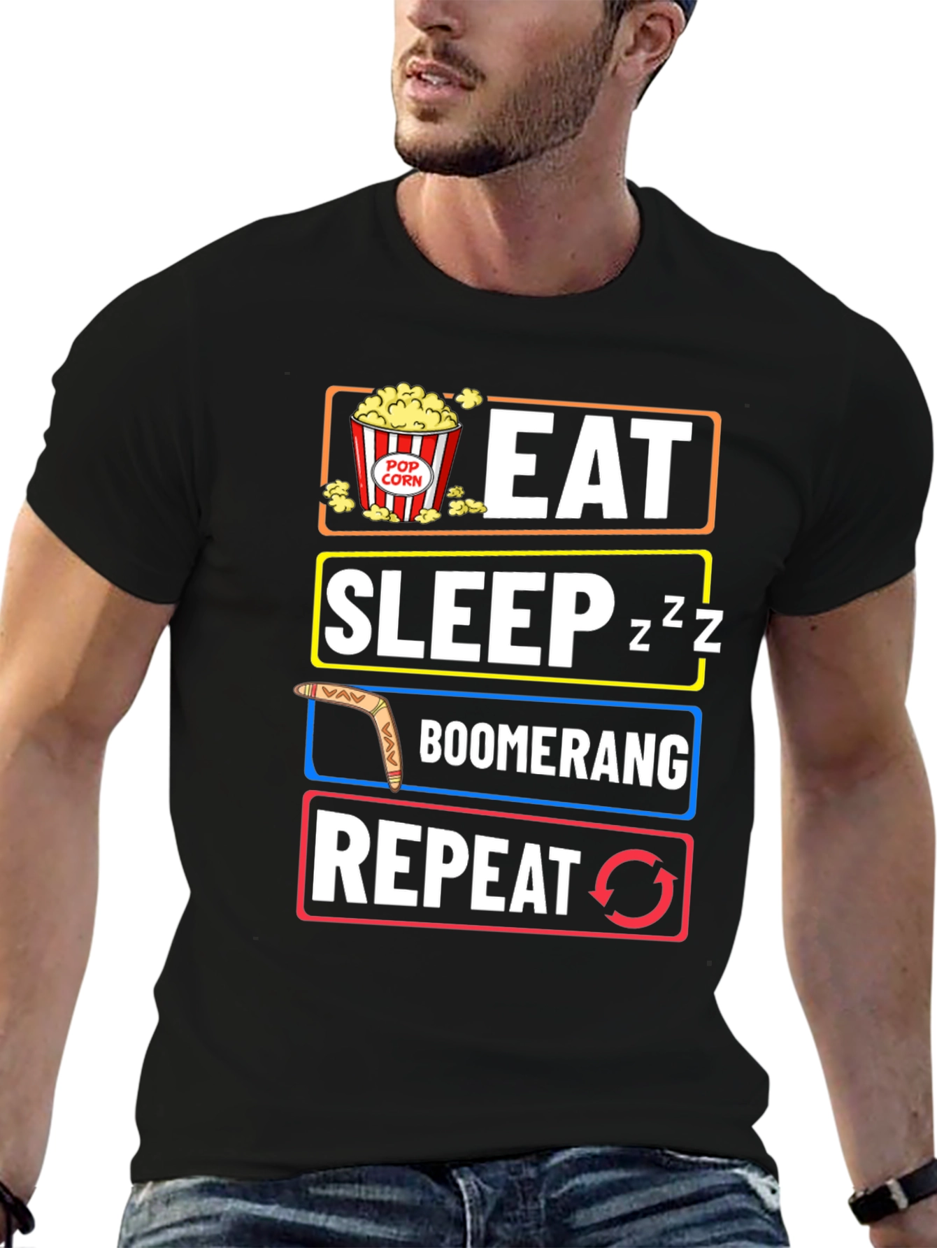 Eat Sleep Boomerang Repeat T-Shirt