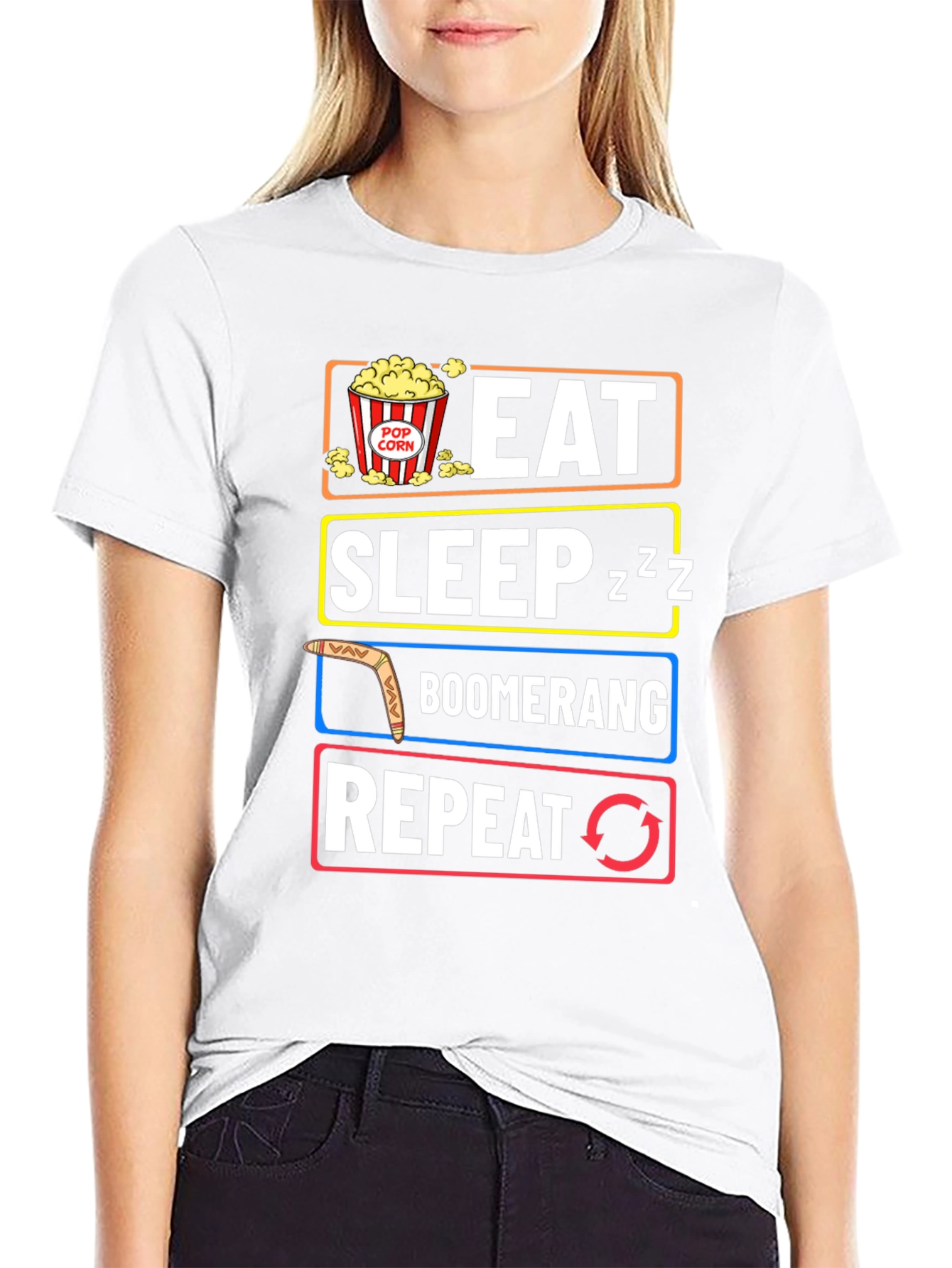 Eat Sleep Boomerang Repeat T-Shirt