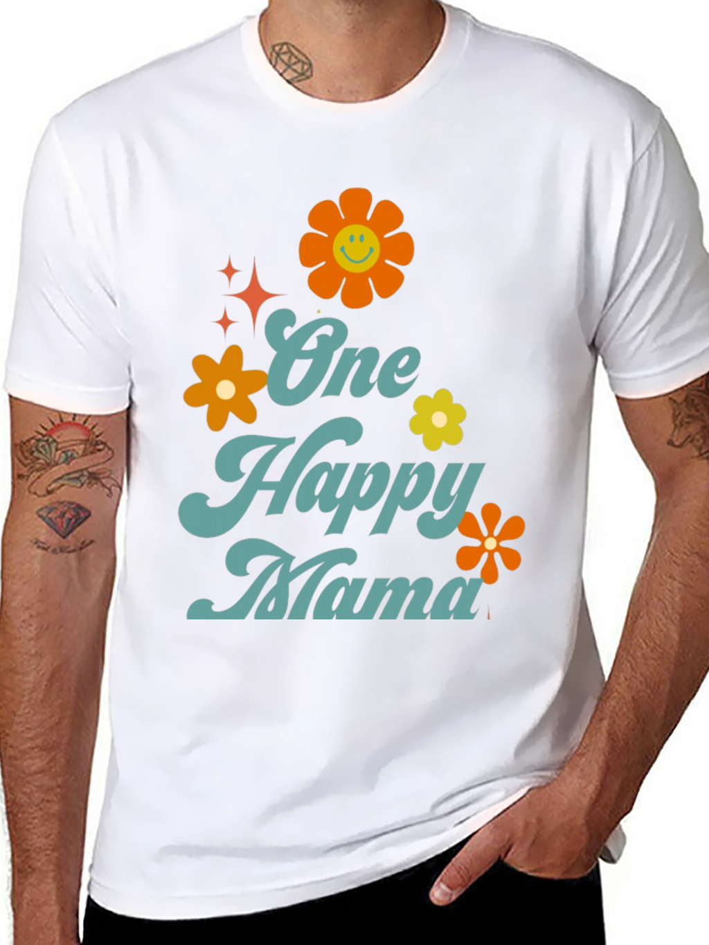 One Happy Mama Graphic T-Shirt