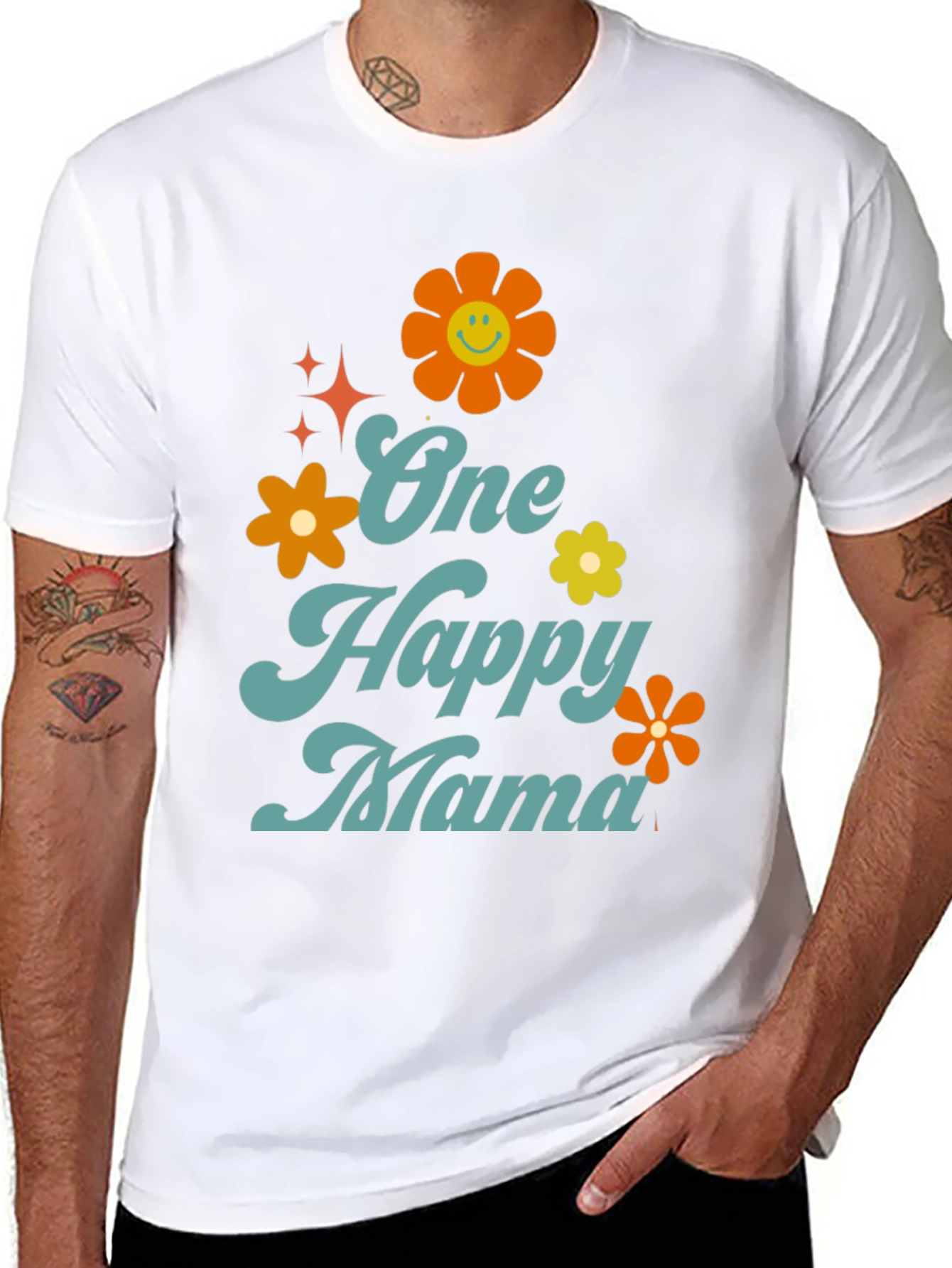 One Happy Mama Graphic T-Shirt