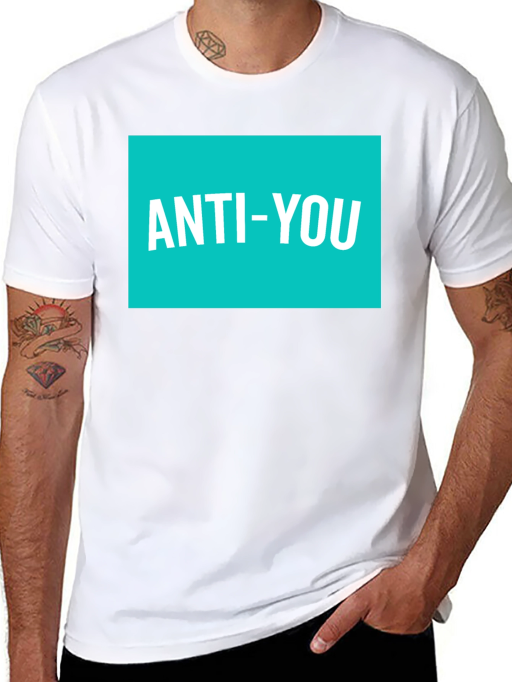 Anti-You Graphic Tee - Modern Statement Shirt