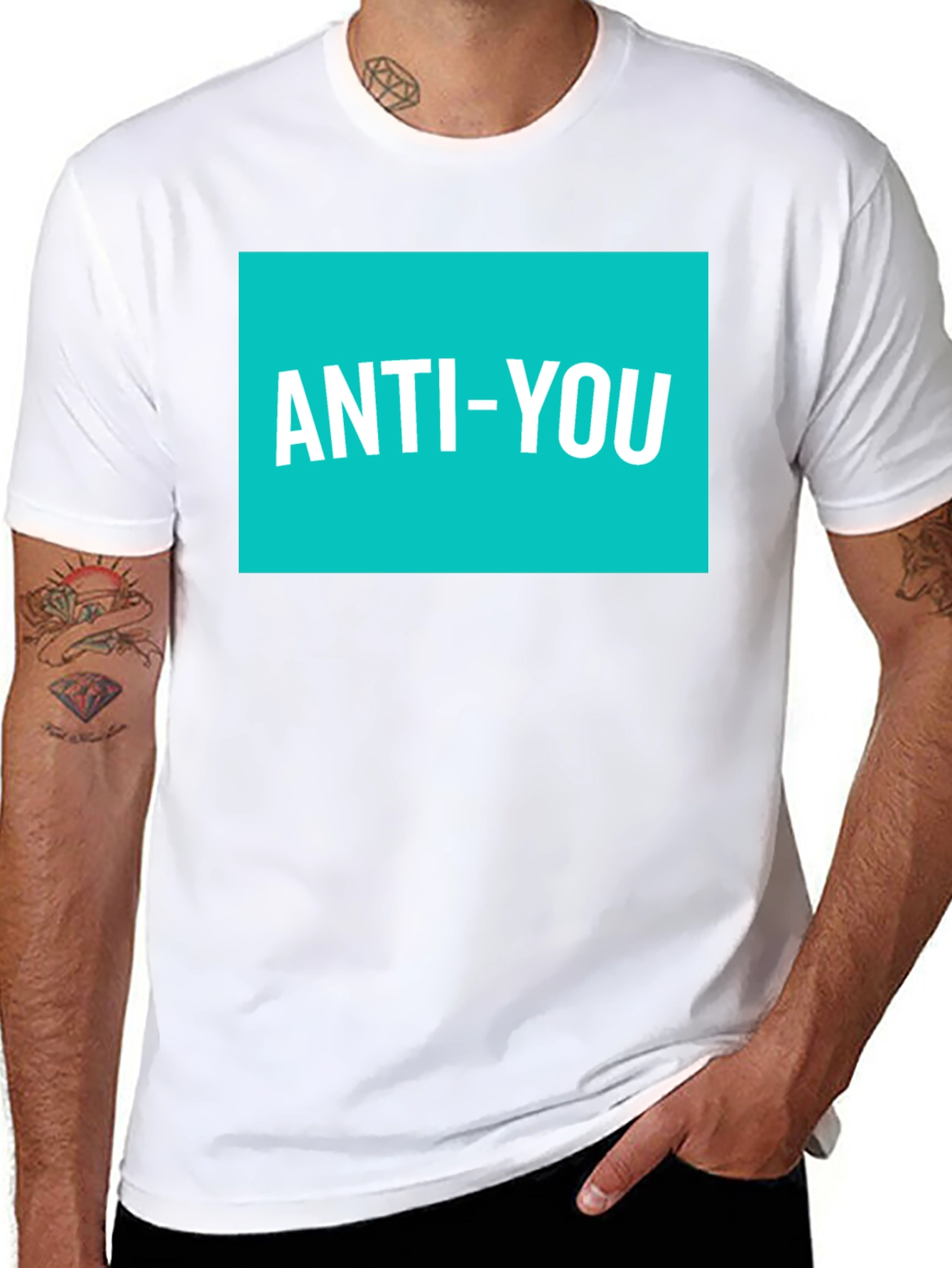 Anti-You Graphic Tee - Modern Statement Shirt