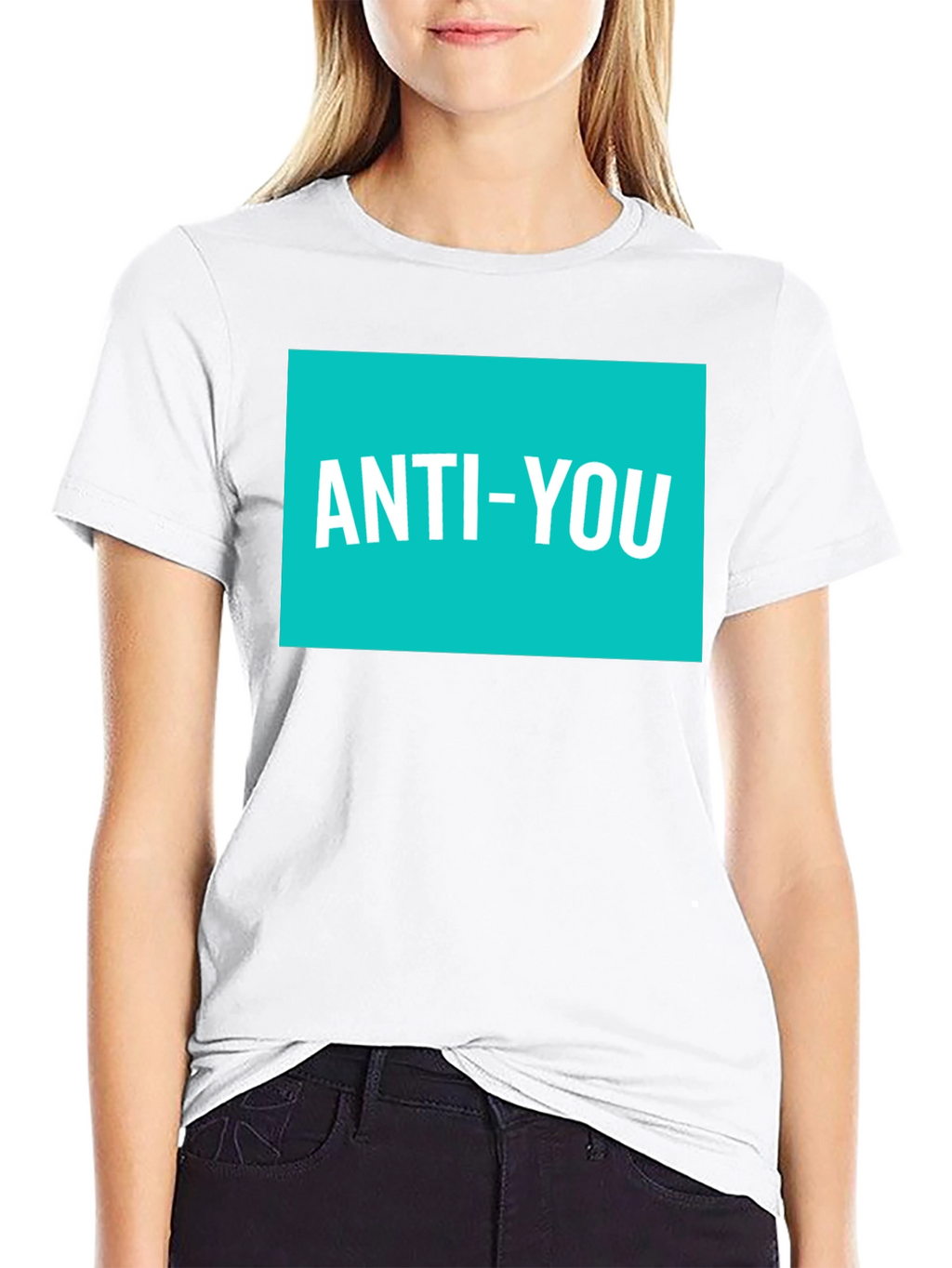 Anti-You Graphic Tee - Modern Statement Shirt