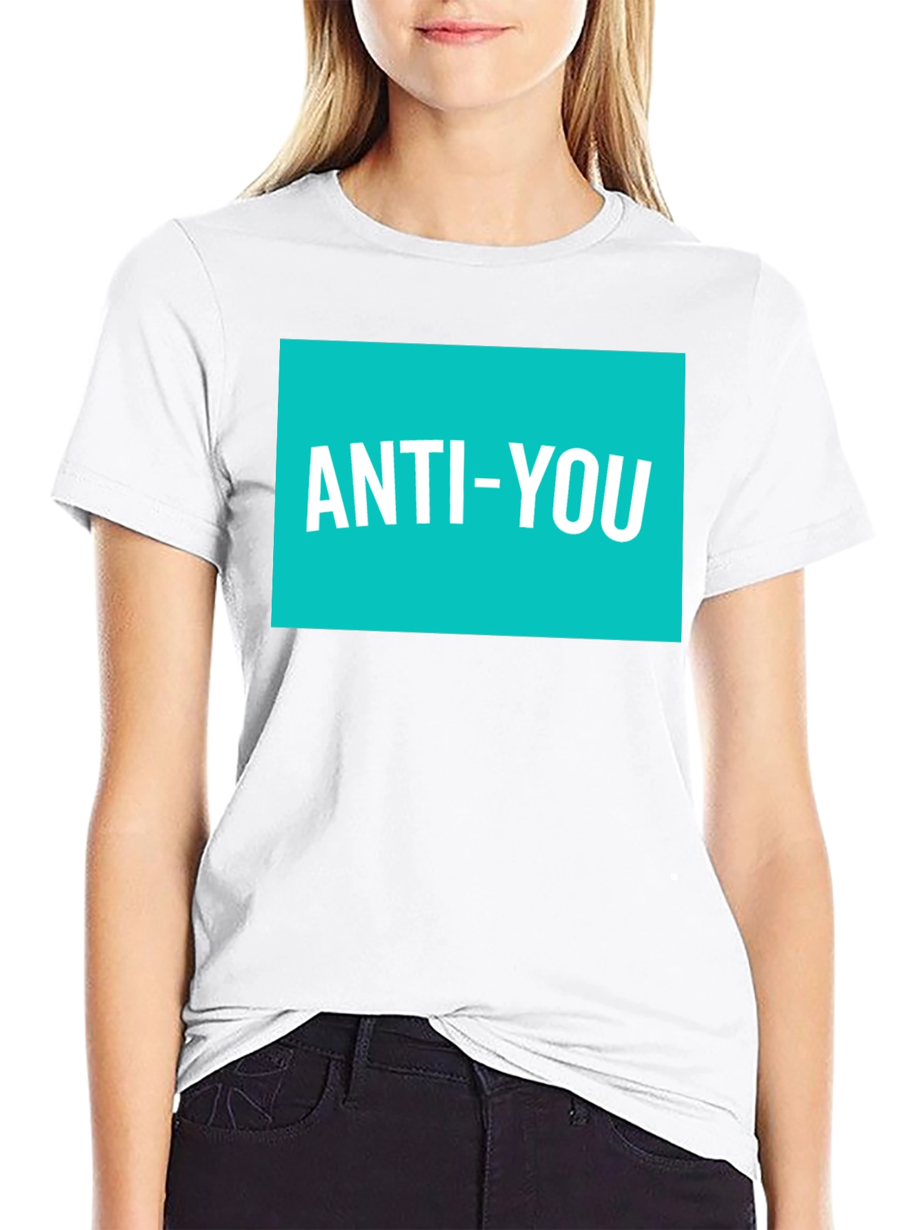 Anti-You Graphic Tee - Modern Statement Shirt