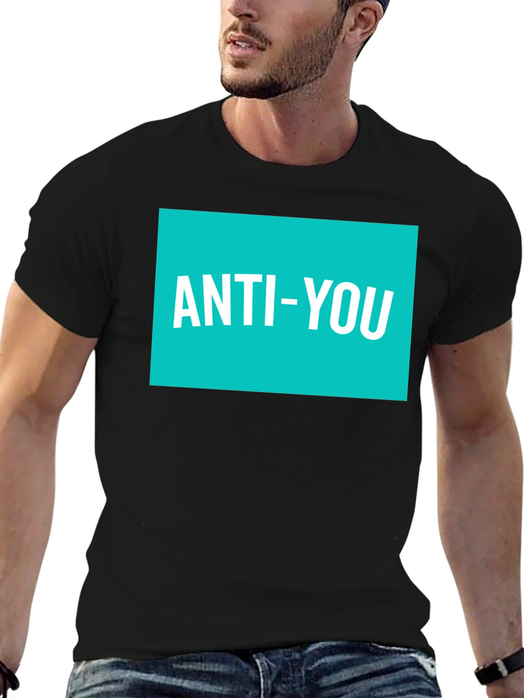Anti-You Graphic Tee - Modern Statement Shirt