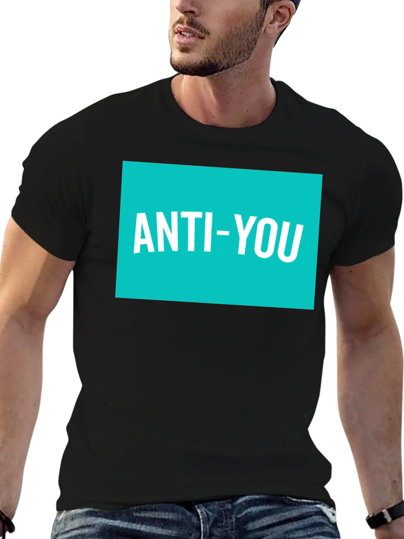 Anti-You Graphic Tee - Modern Statement Shirt