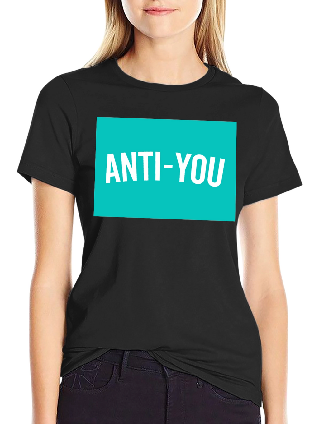 Anti-You Graphic Tee - Modern Statement Shirt