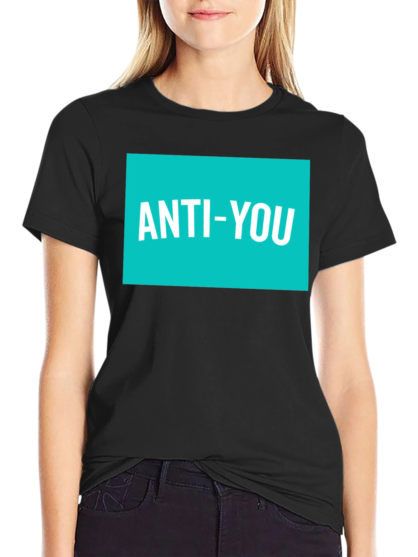 Anti-You Graphic Tee - Modern Statement Shirt