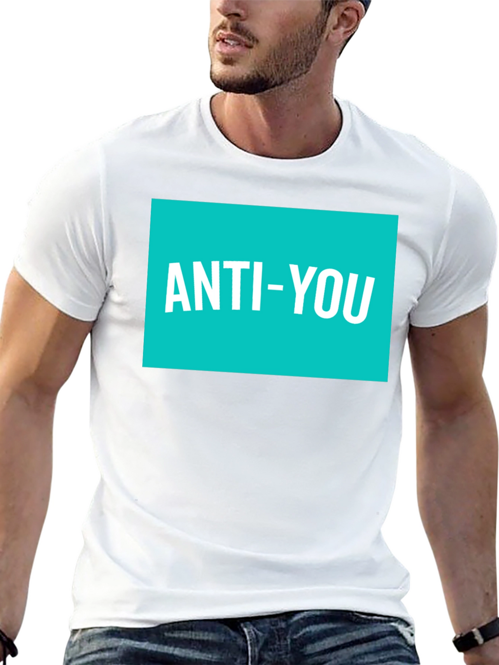 Anti-You Graphic Tee - Modern Statement Shirt