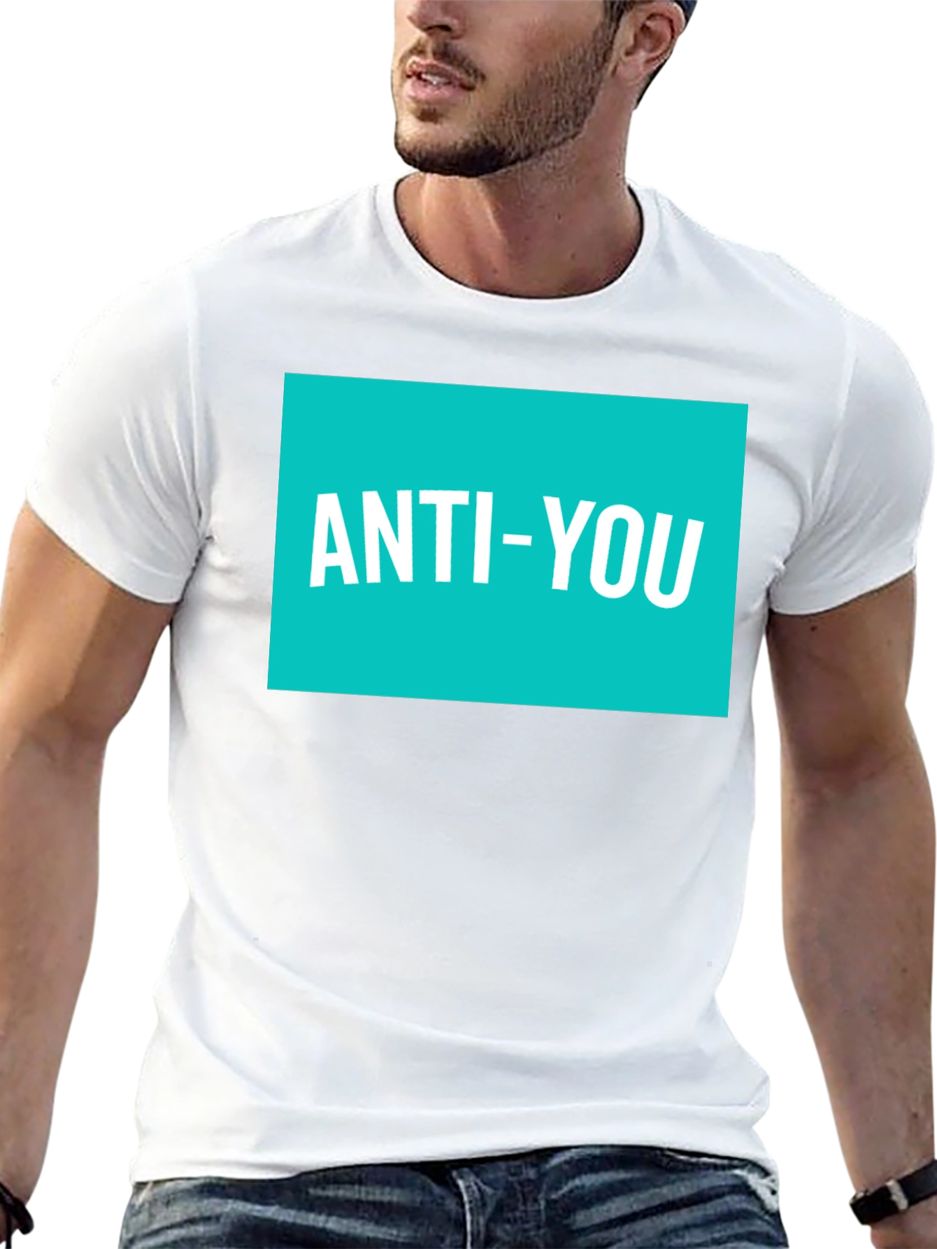 Anti-You Graphic Tee - Modern Statement Shirt