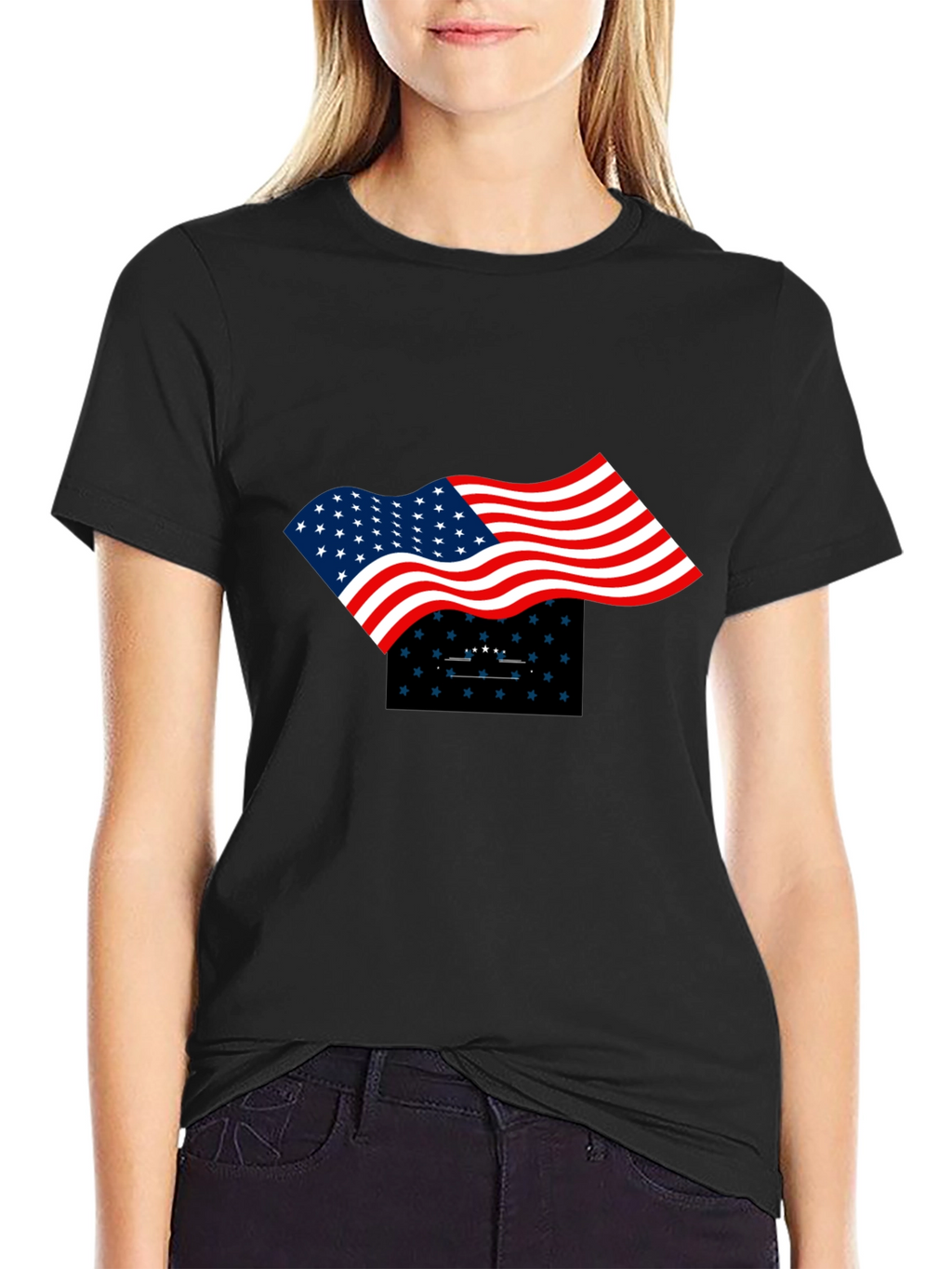 Patriotic Flag Graphic Tee