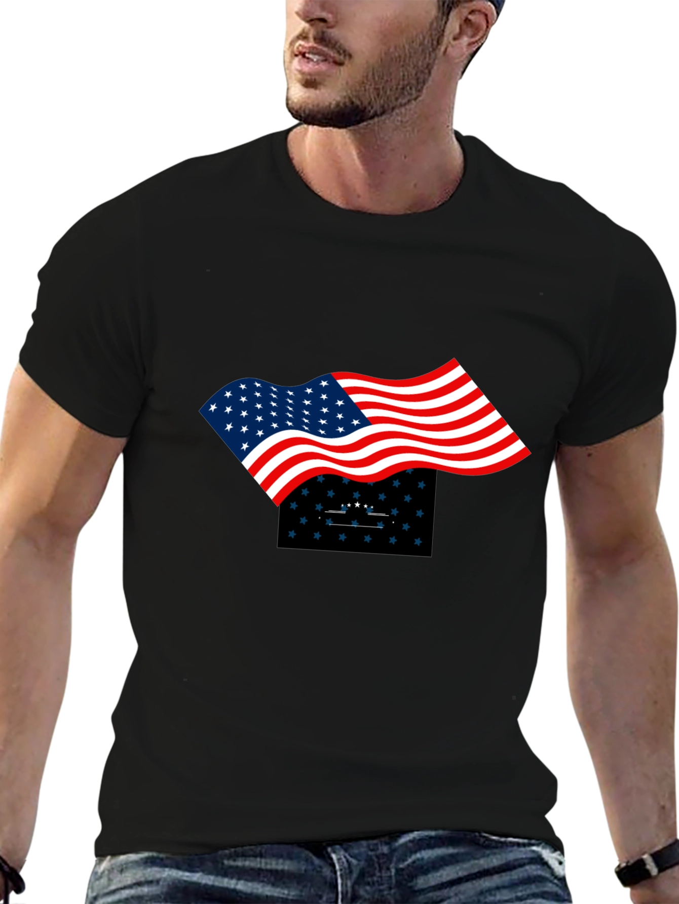 Patriotic Flag Graphic Tee