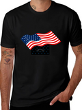 Patriotic Flag Graphic Tee