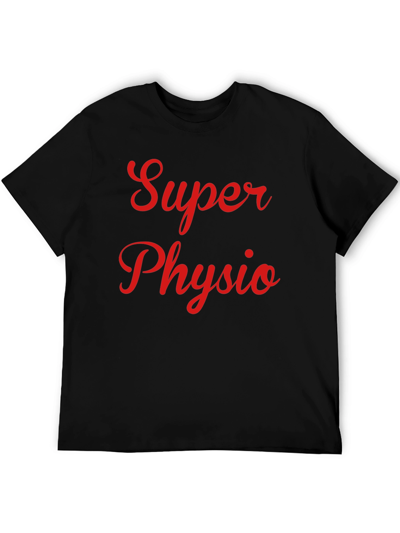 Super Physio T-Shirt - Black Cotton