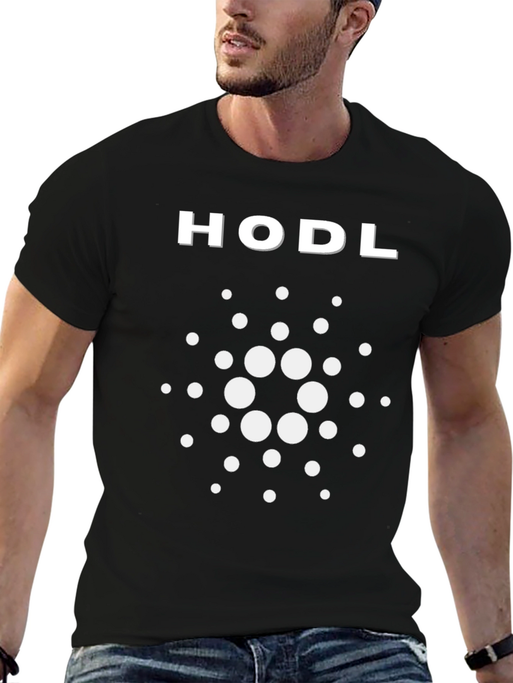 HODL Cardano Crypto T-Shirt - Black