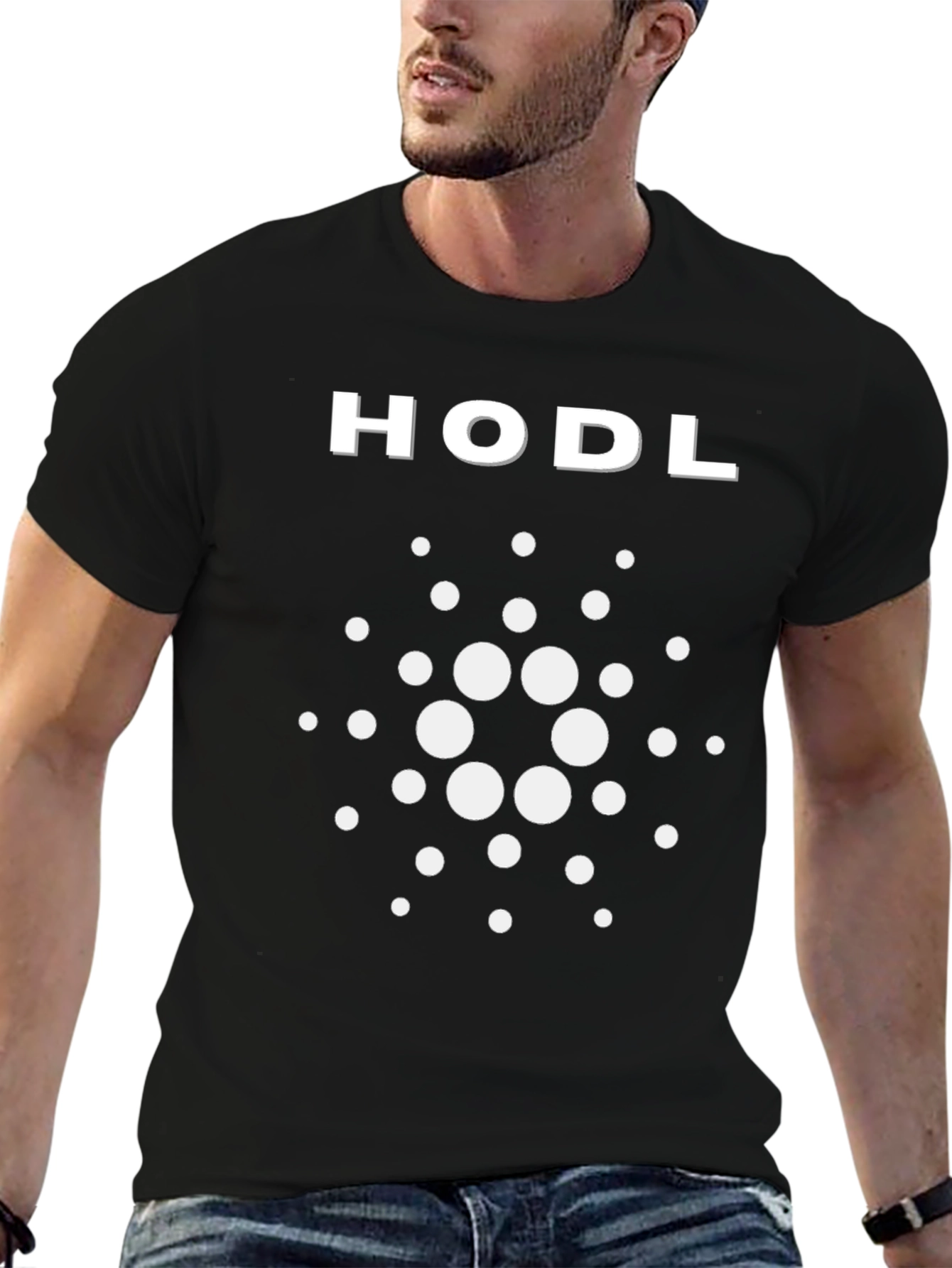 HODL Cardano Crypto T-Shirt - Black
