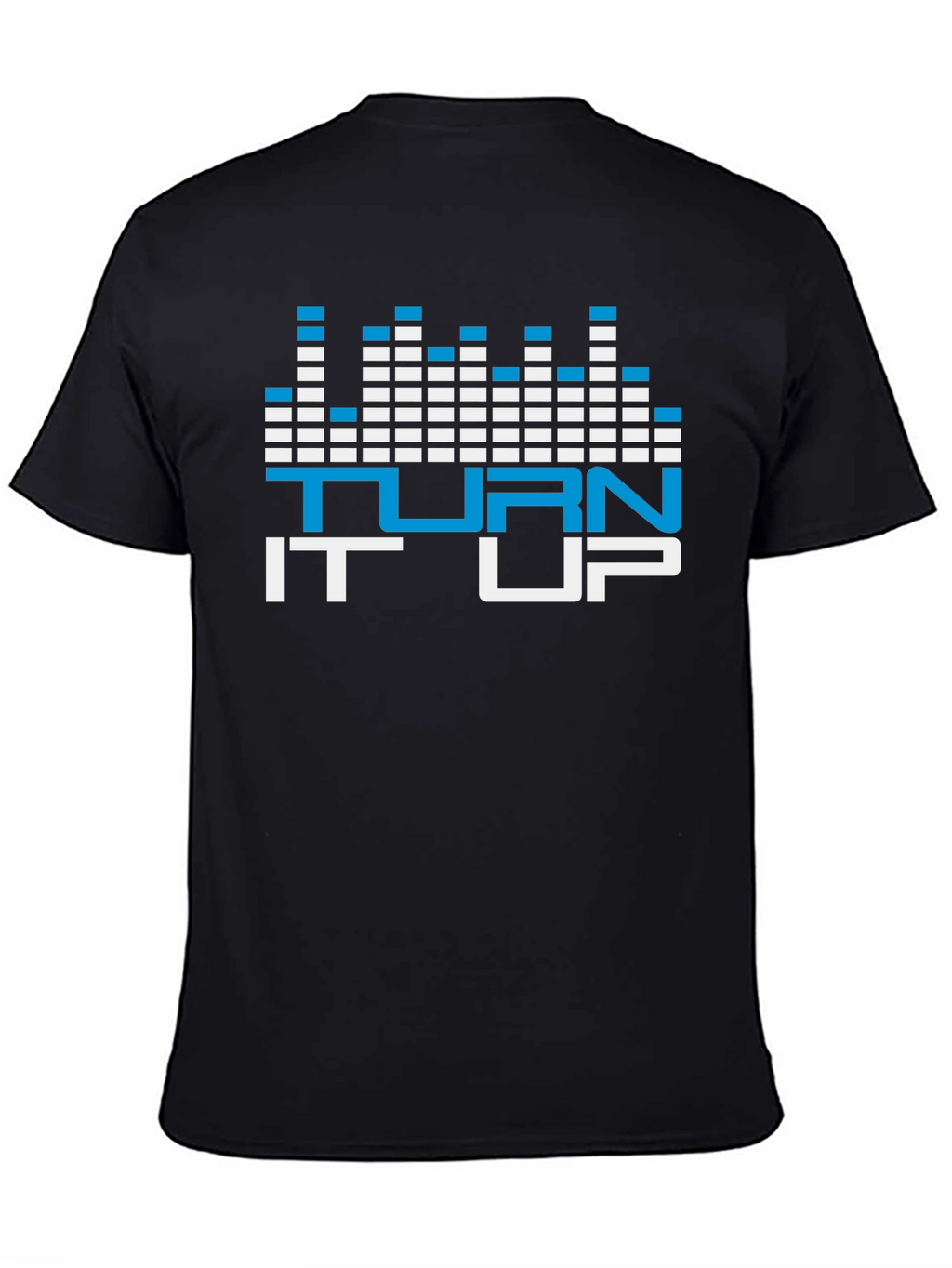Turn it Up Graphic Tee - Black Casual Shirt