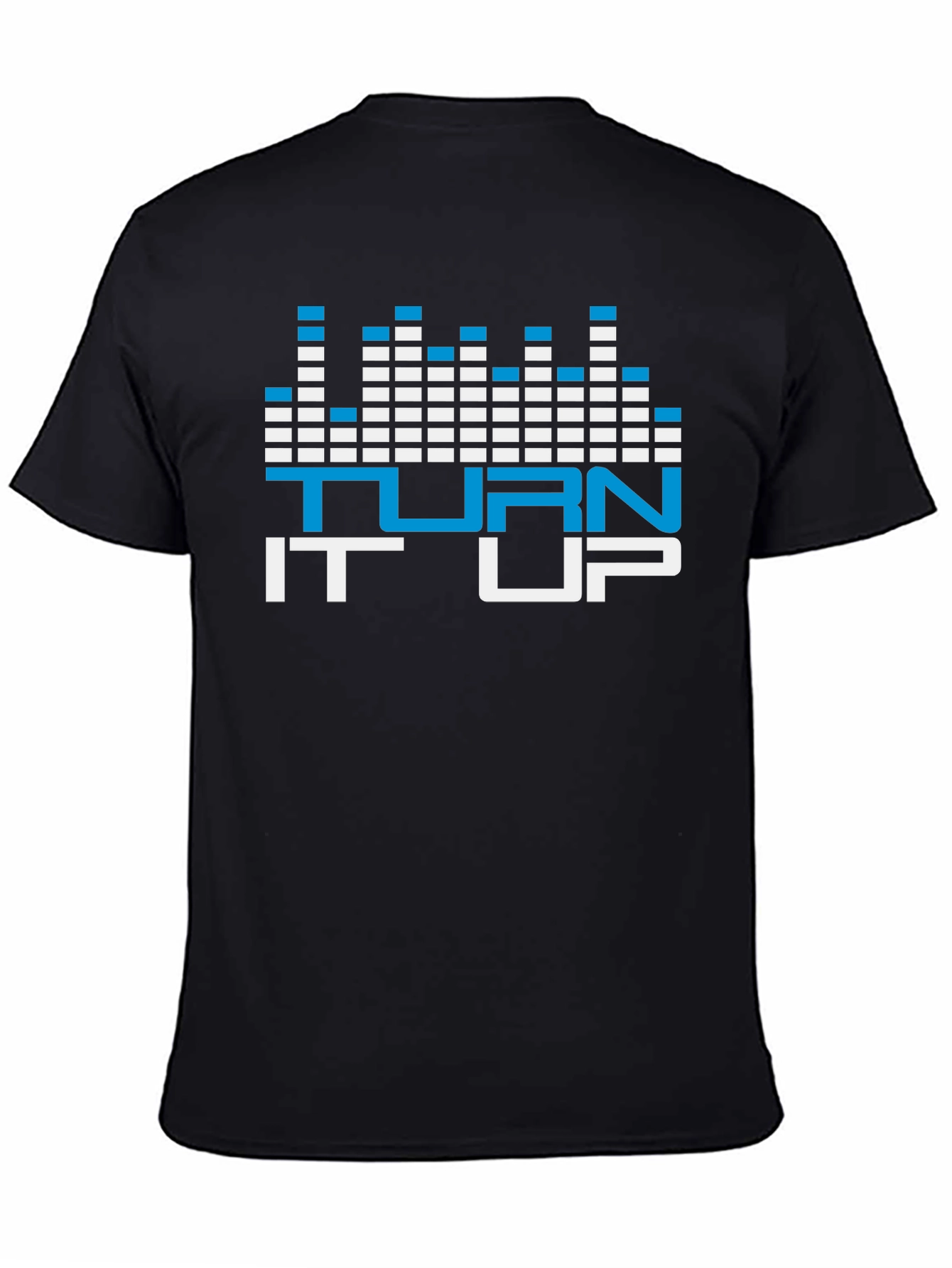 Turn it Up Graphic Tee - Black Casual Shirt