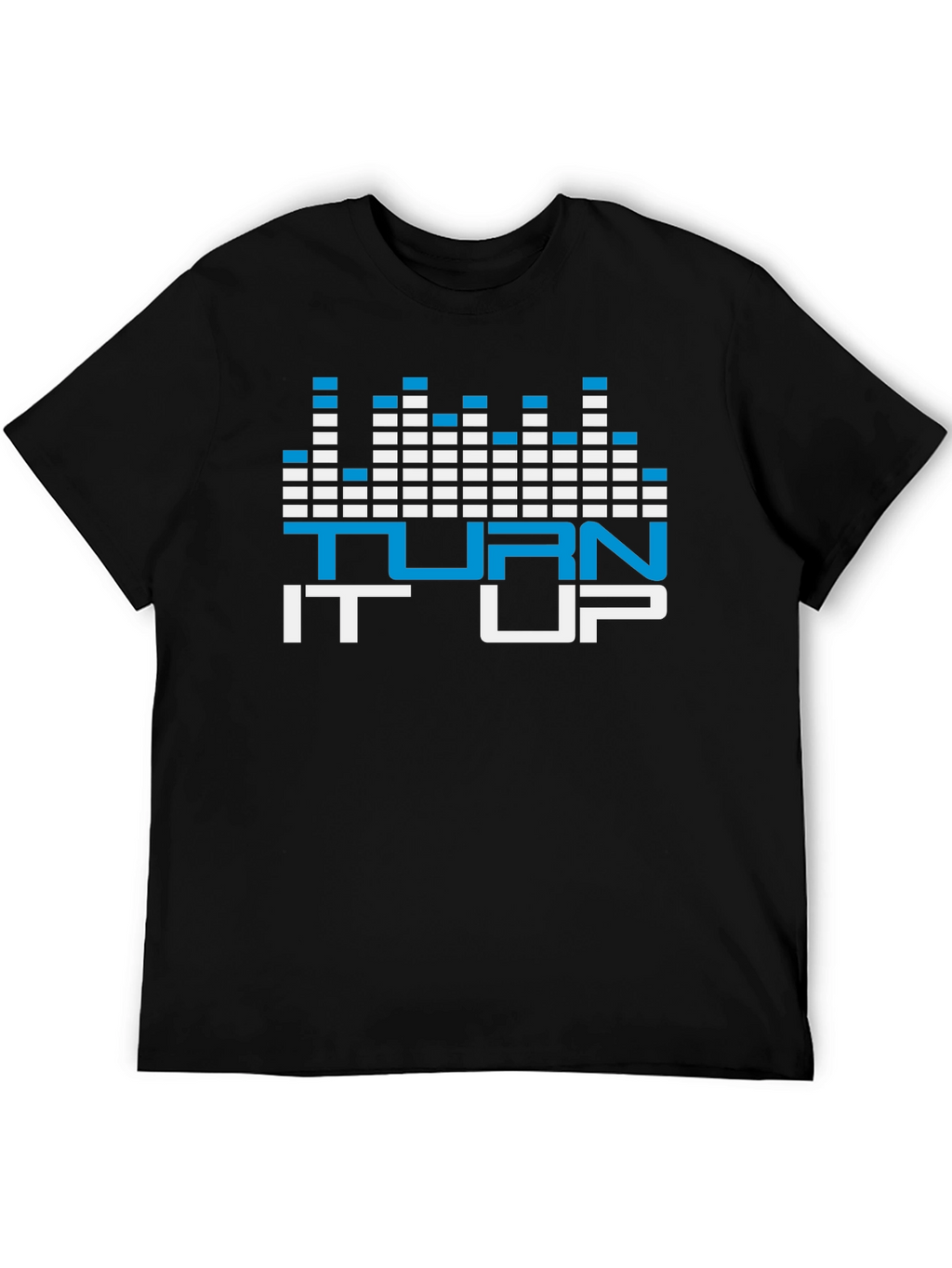 Turn it Up Graphic Tee - Black Casual Shirt