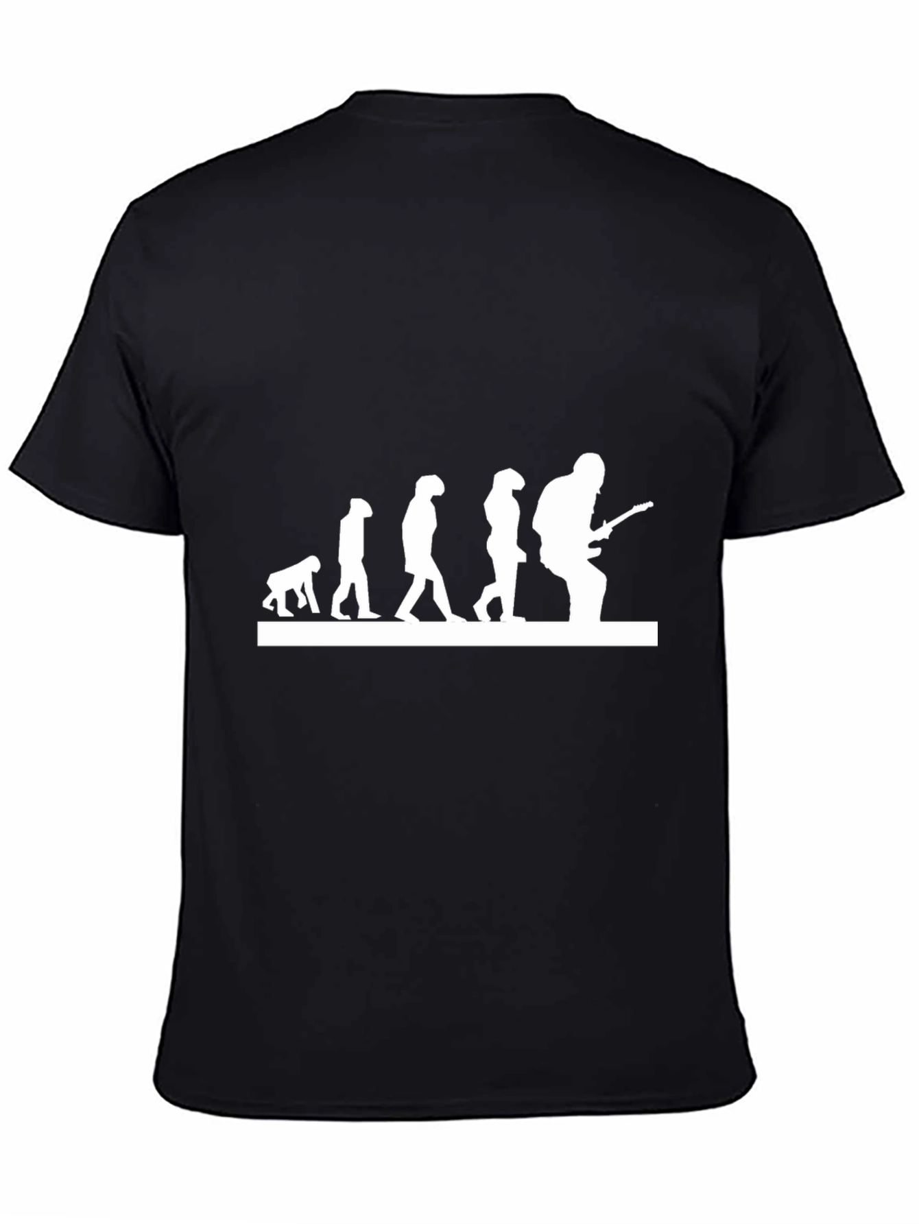 Evolution of Guitarist Graphic Tee - Black