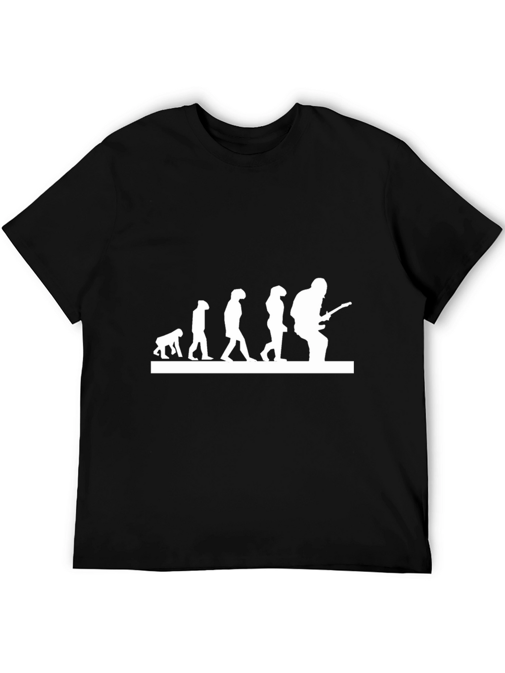 Evolution of Guitarist Graphic Tee - Black