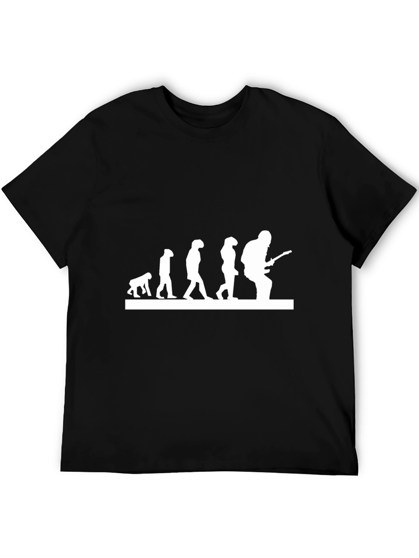 Evolution of Guitarist Graphic Tee - Black