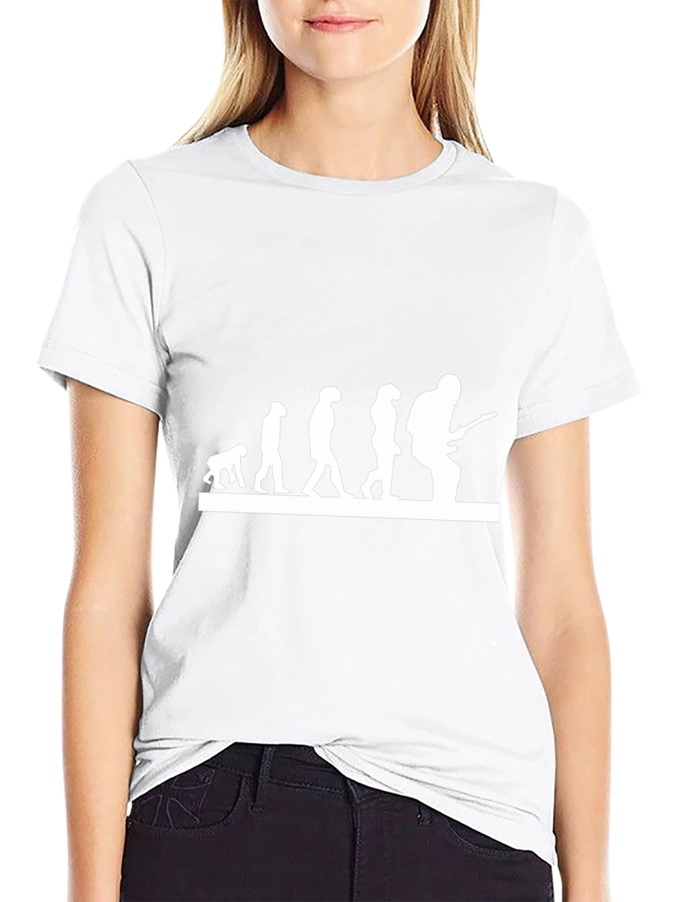Evolution of Guitarist Graphic Tee - Black