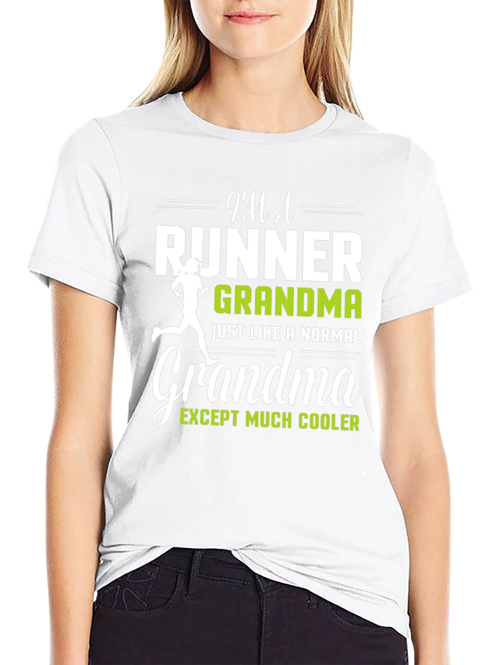 Runner Grandma Graphic T-Shirt - Funny Running Gift